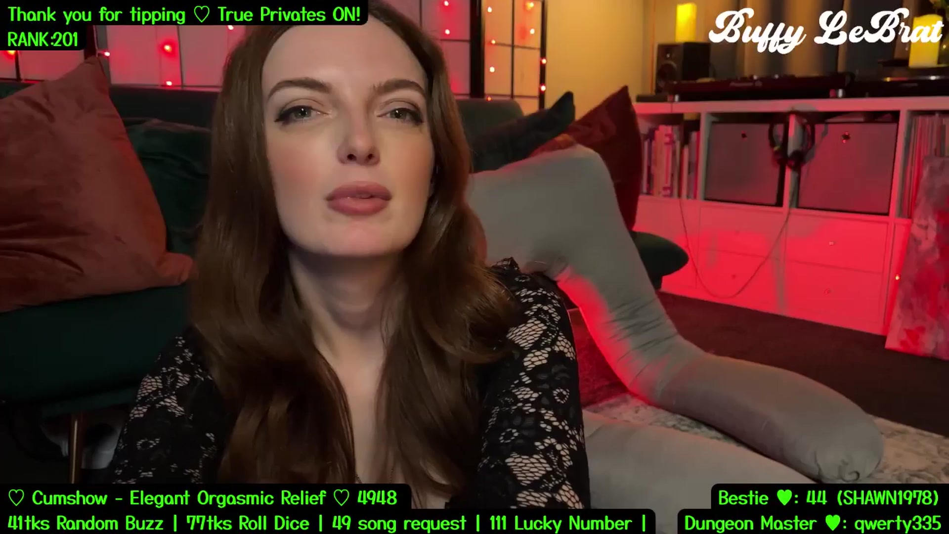 Gallery image thumbnail from BuffyLeBrat's myfreecams stream on, 07/24/2025, 03:28 image 14 of 20
