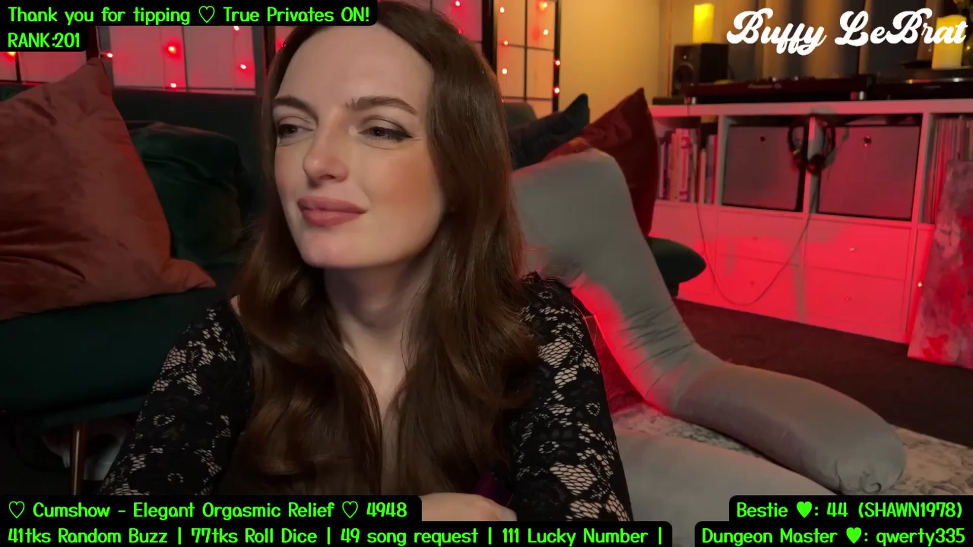 Gallery image thumbnail from BuffyLeBrat's myfreecams stream on, 07/24/2025, 03:28 image 15 of 20