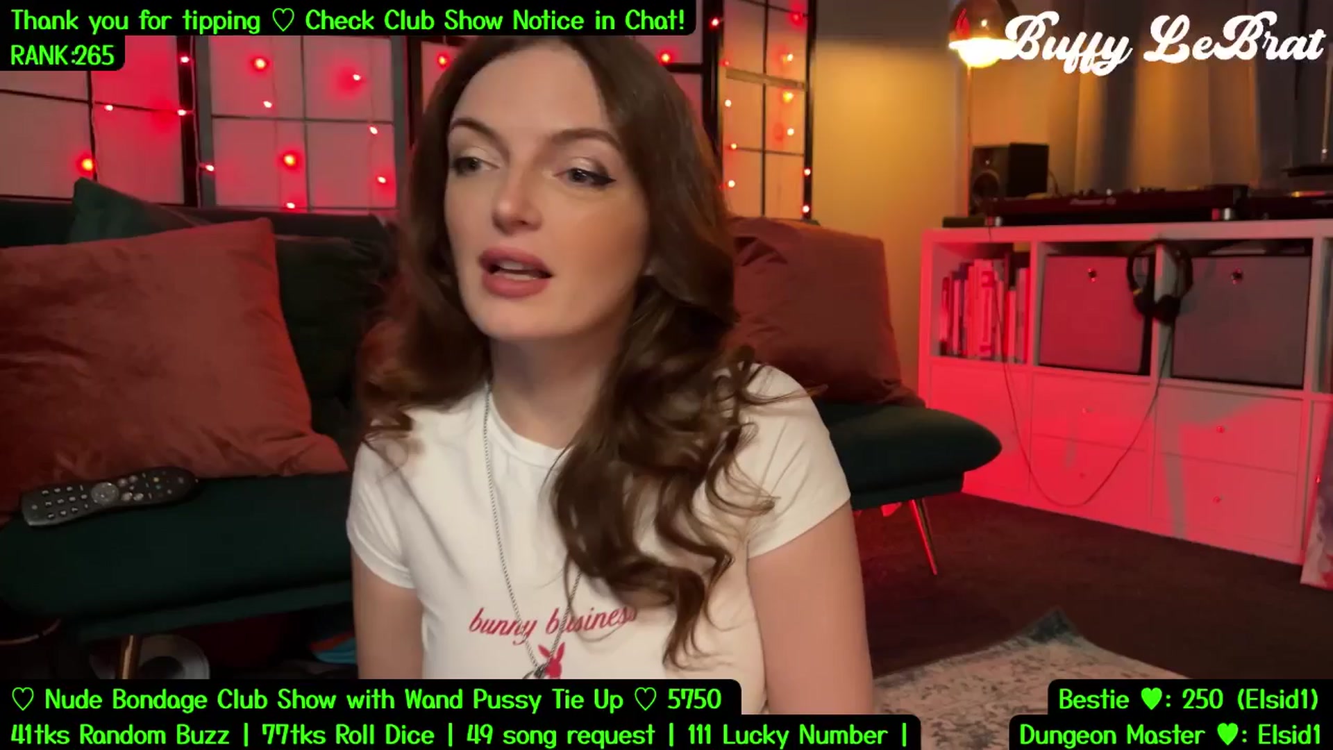 Gallery image thumbnail from BuffyLeBrat's myfreecams stream on, 07/31/2025, 05:55 image 3 of 20