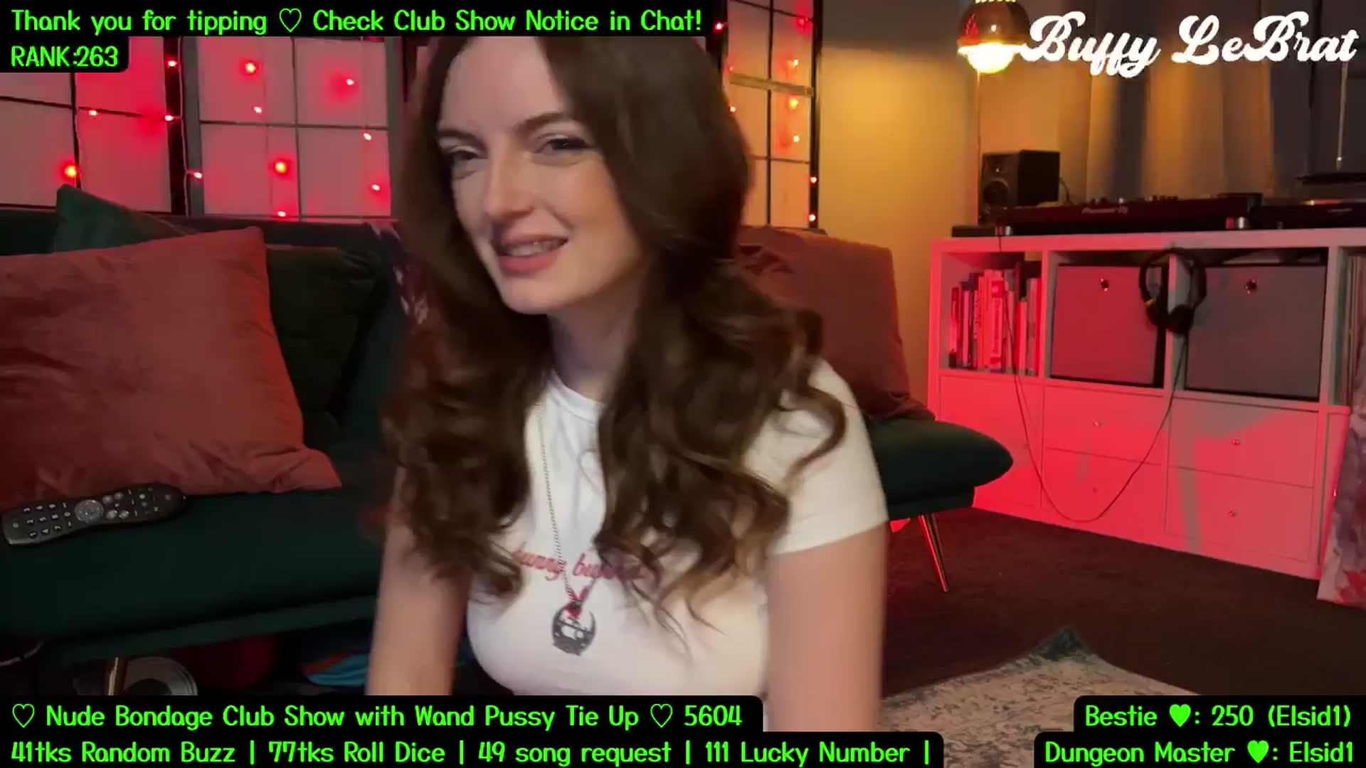 Gallery image thumbnail from BuffyLeBrat's myfreecams stream on, 07/31/2025, 08:15 image 3 of 20