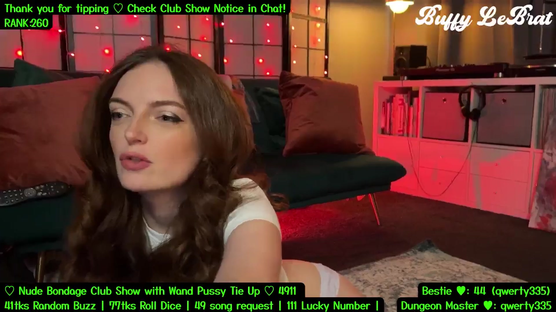 Gallery image thumbnail from BuffyLeBrat's myfreecams stream on, 07/31/2025, 08:15 image 12 of 20