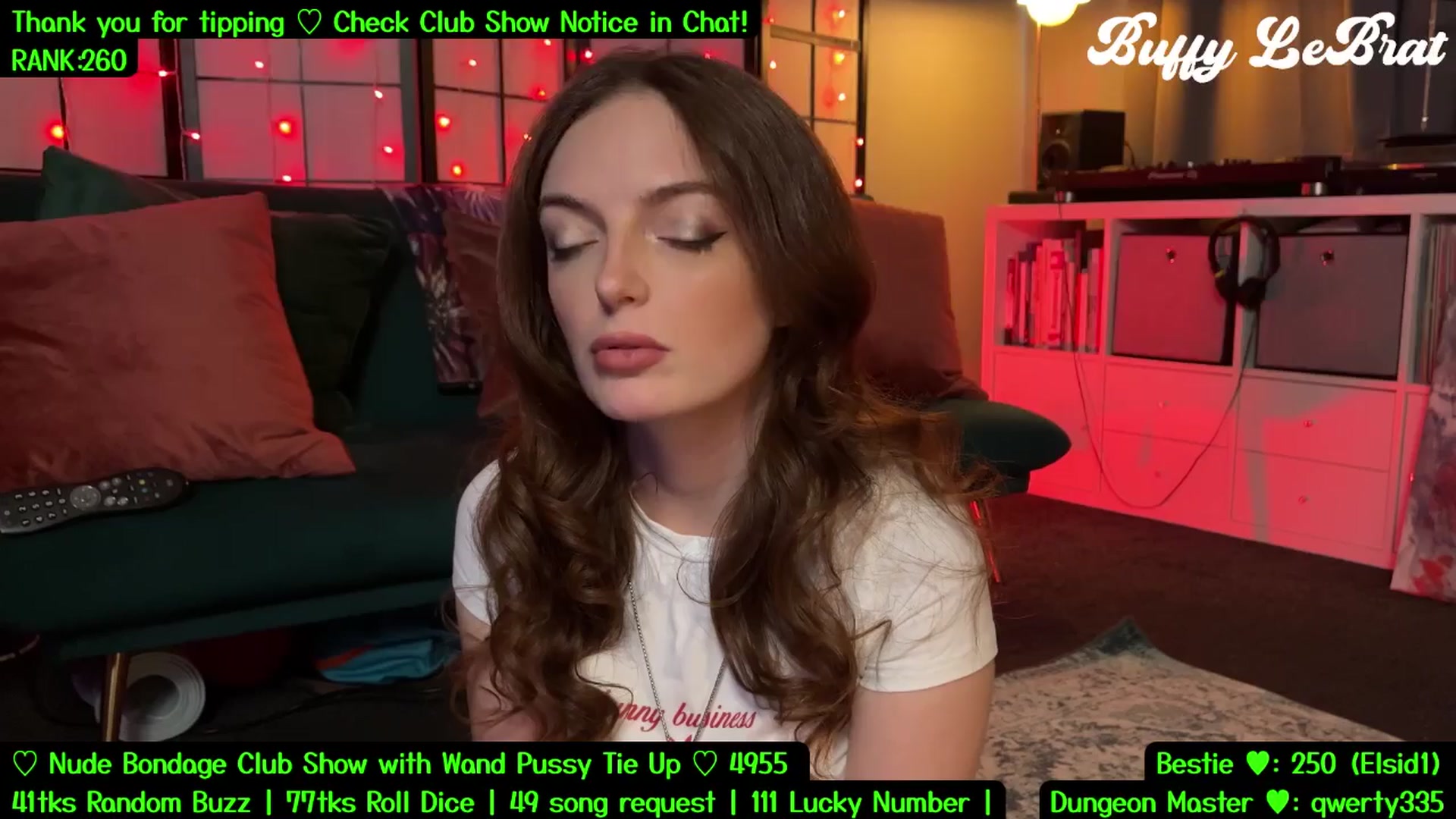 Gallery image thumbnail from BuffyLeBrat's myfreecams stream on, 07/31/2025, 08:15 image 10 of 20