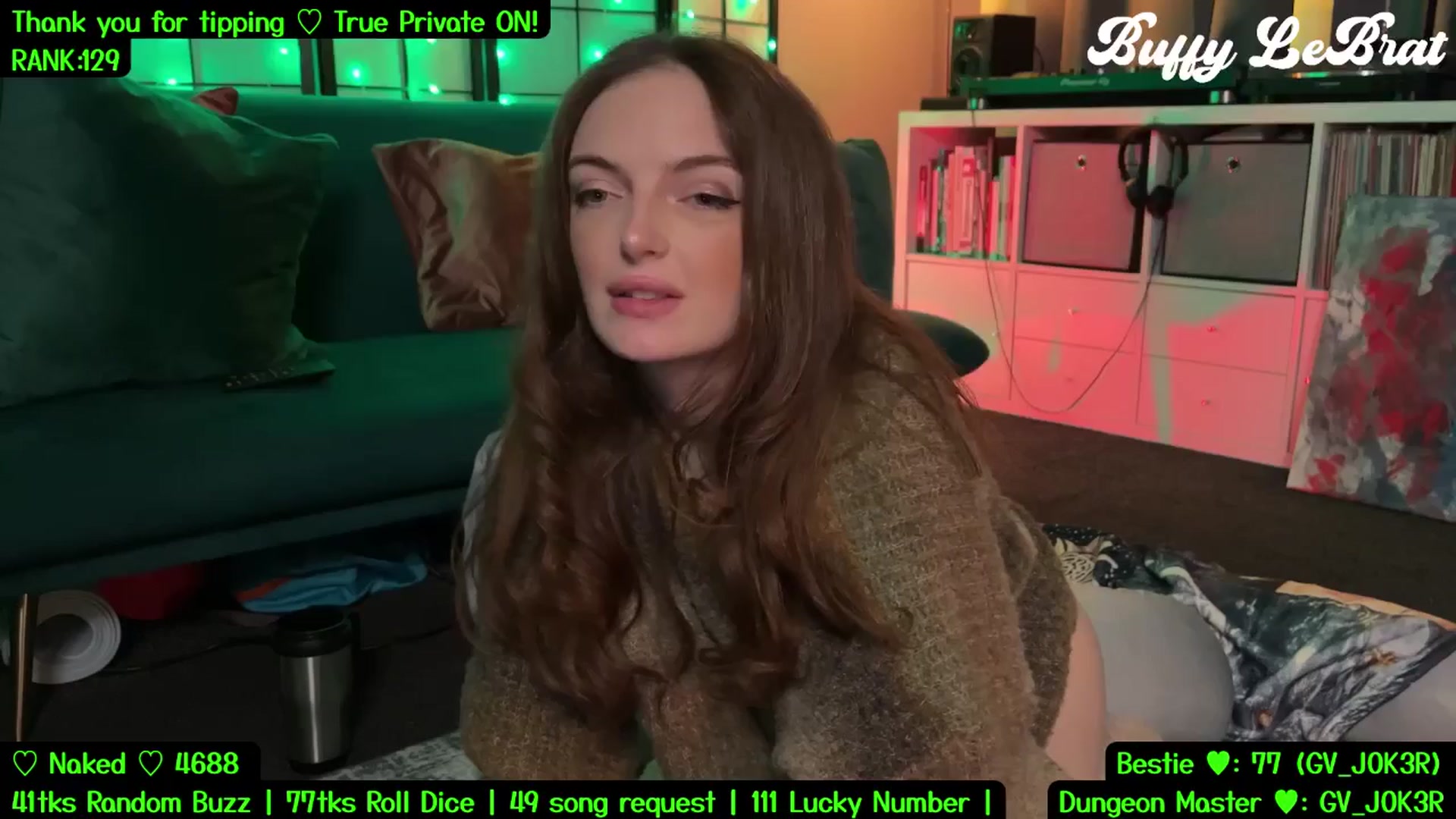 Gallery image thumbnail from BuffyLeBrat's myfreecams stream on, 08/03/2025, 04:12 image 20 of 20