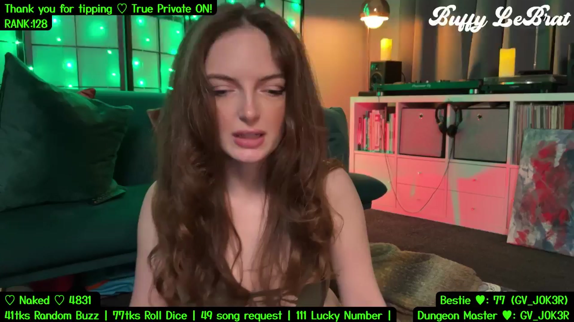 Gallery image thumbnail from BuffyLeBrat's myfreecams stream on, 08/03/2025, 04:12 image 13 of 20