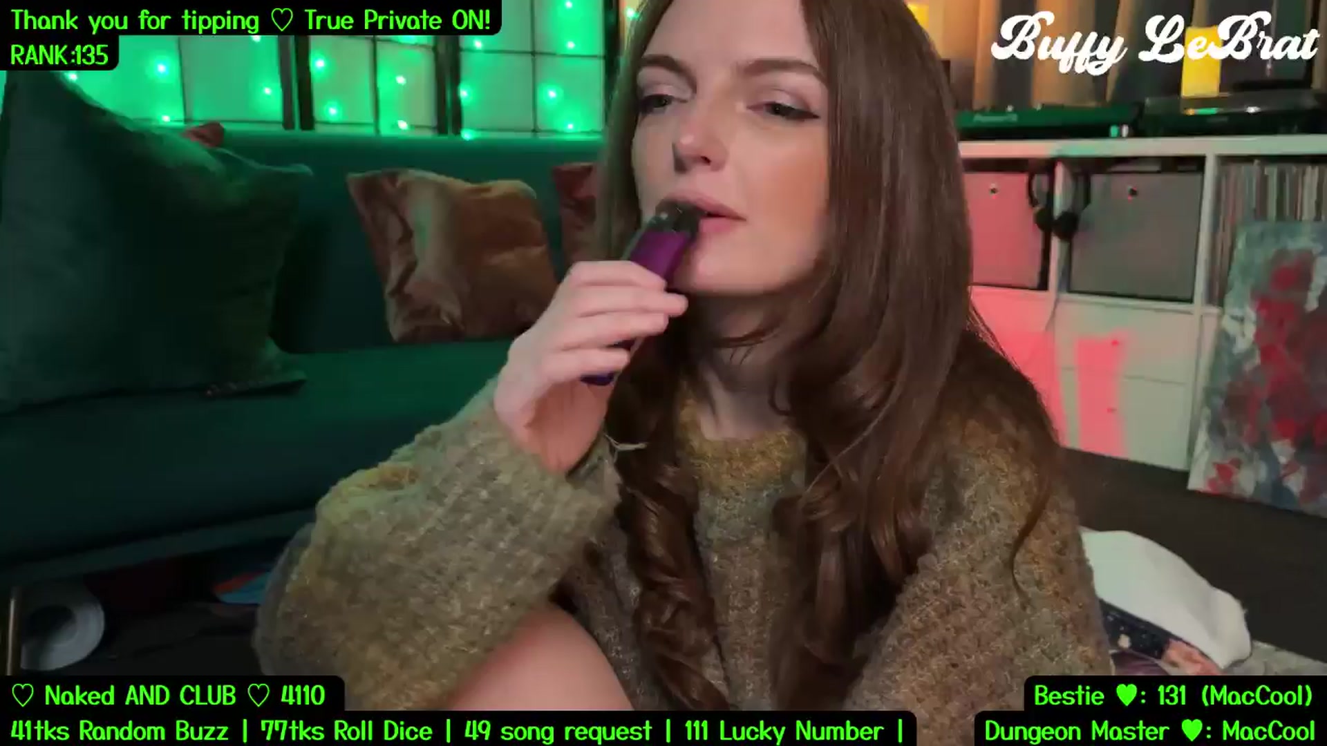 Gallery image thumbnail from BuffyLeBrat's myfreecams stream on, 08/03/2025, 06:29 image 16 of 20