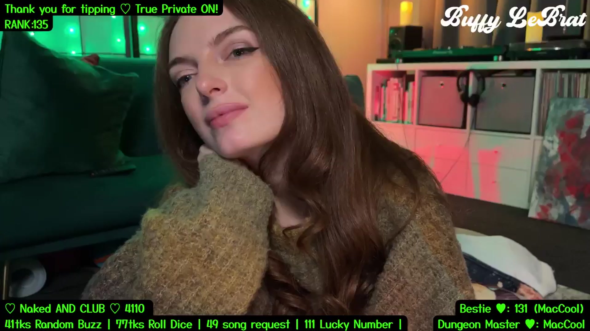 Gallery image thumbnail from BuffyLeBrat's myfreecams stream on, 08/03/2025, 06:29 image 14 of 20