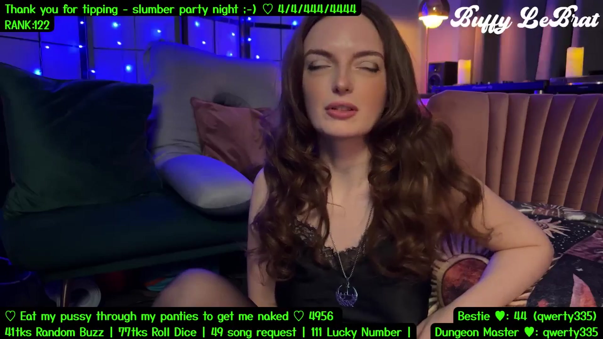 Gallery image thumbnail from BuffyLeBrat's myfreecams stream on, 08/08/2025, 07:54 image 3 of 20