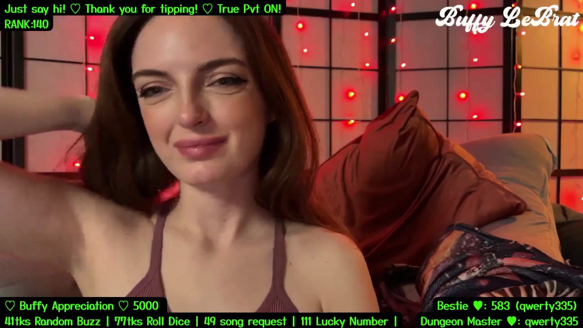 Gallery image thumbnail from BuffyLeBrat's myfreecams stream on, 08/11/2025, 07:10 image 11 of 20