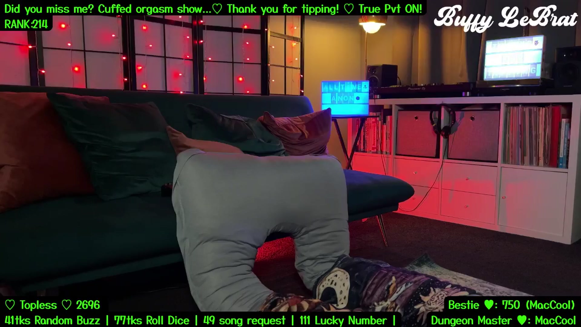 Gallery image thumbnail from BuffyLeBrat's myfreecams stream on, 08/17/2025, 05:19 image 6 of 20