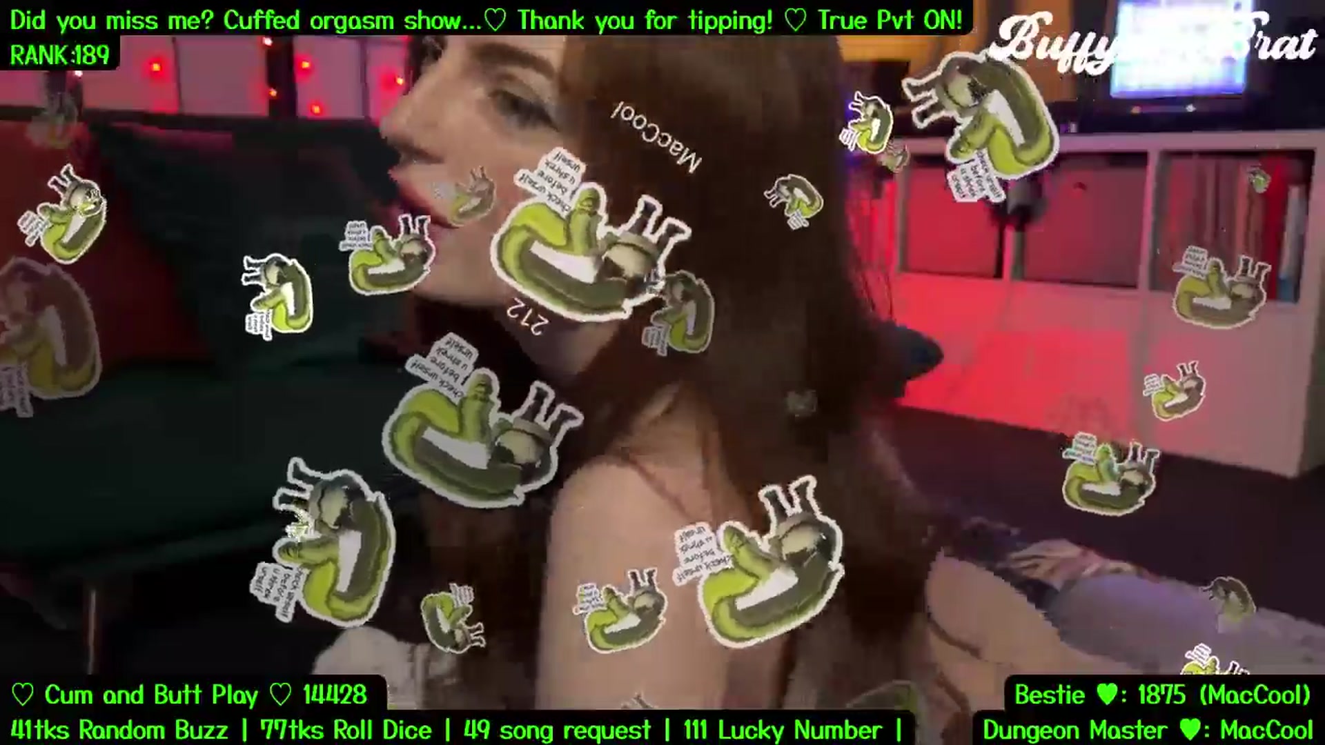 Gallery image thumbnail from BuffyLeBrat's myfreecams stream on, 08/17/2025, 05:19 image 18 of 20