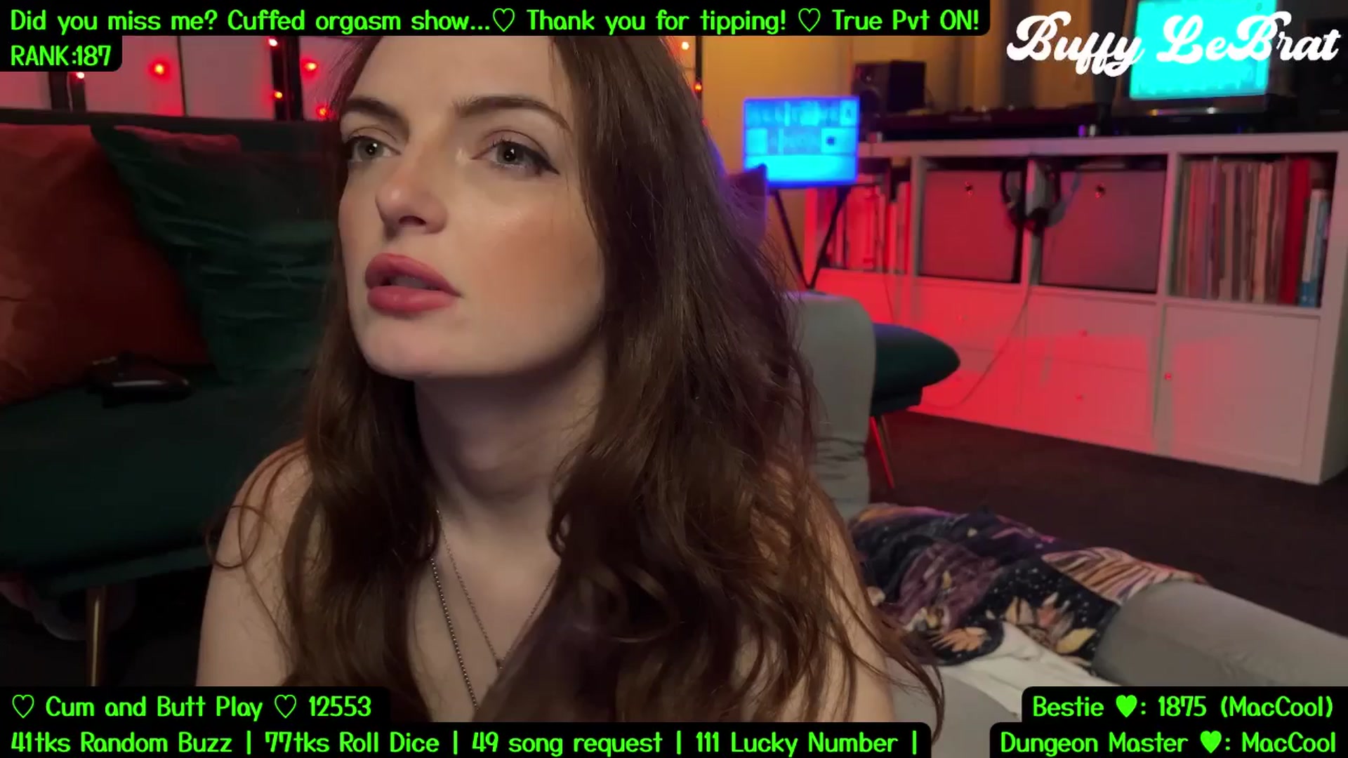 Gallery image thumbnail from BuffyLeBrat's myfreecams stream on, 08/17/2025, 05:49 image 15 of 20