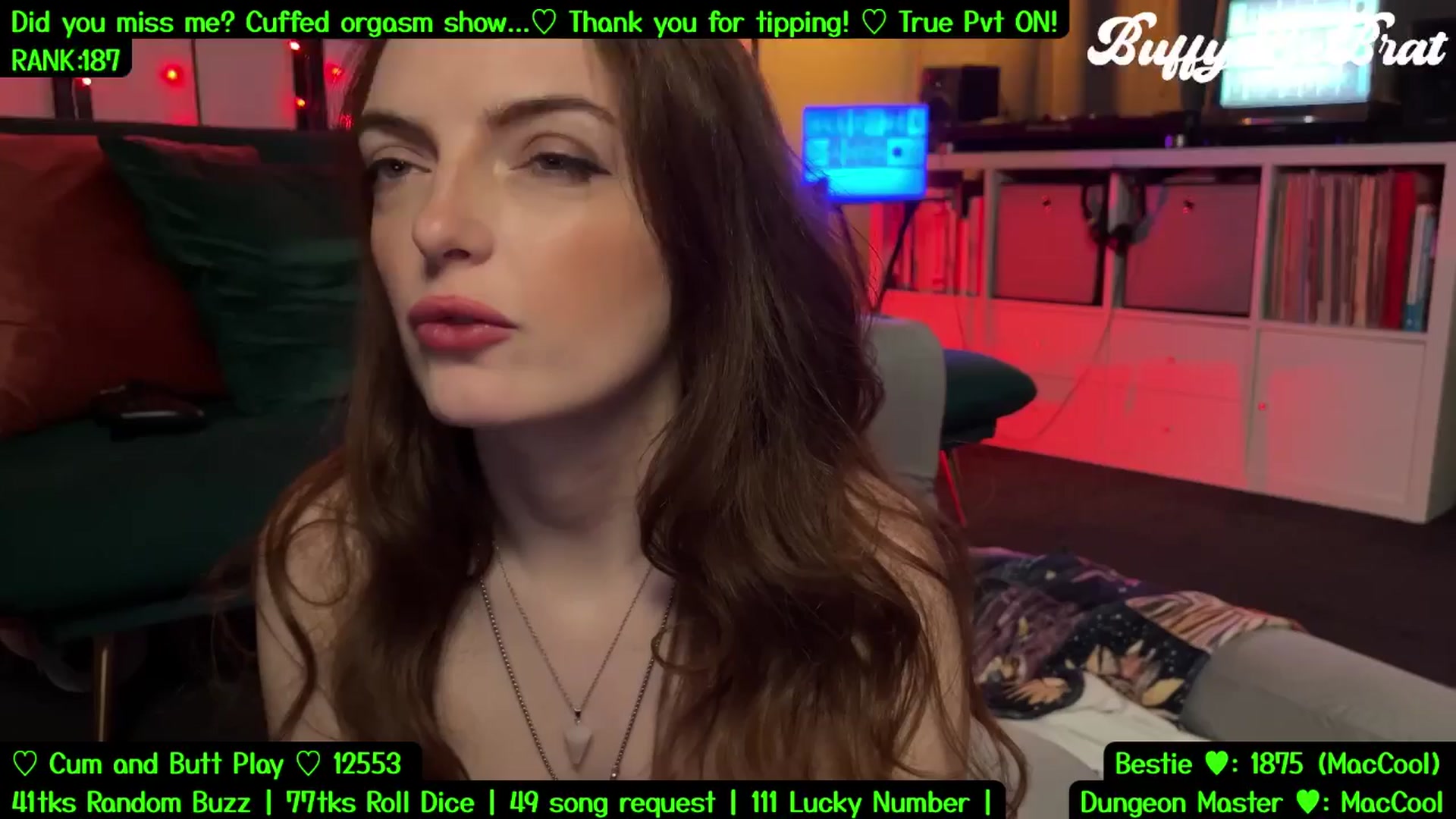 Gallery image thumbnail from BuffyLeBrat's myfreecams stream on, 08/17/2025, 05:49 image 8 of 20