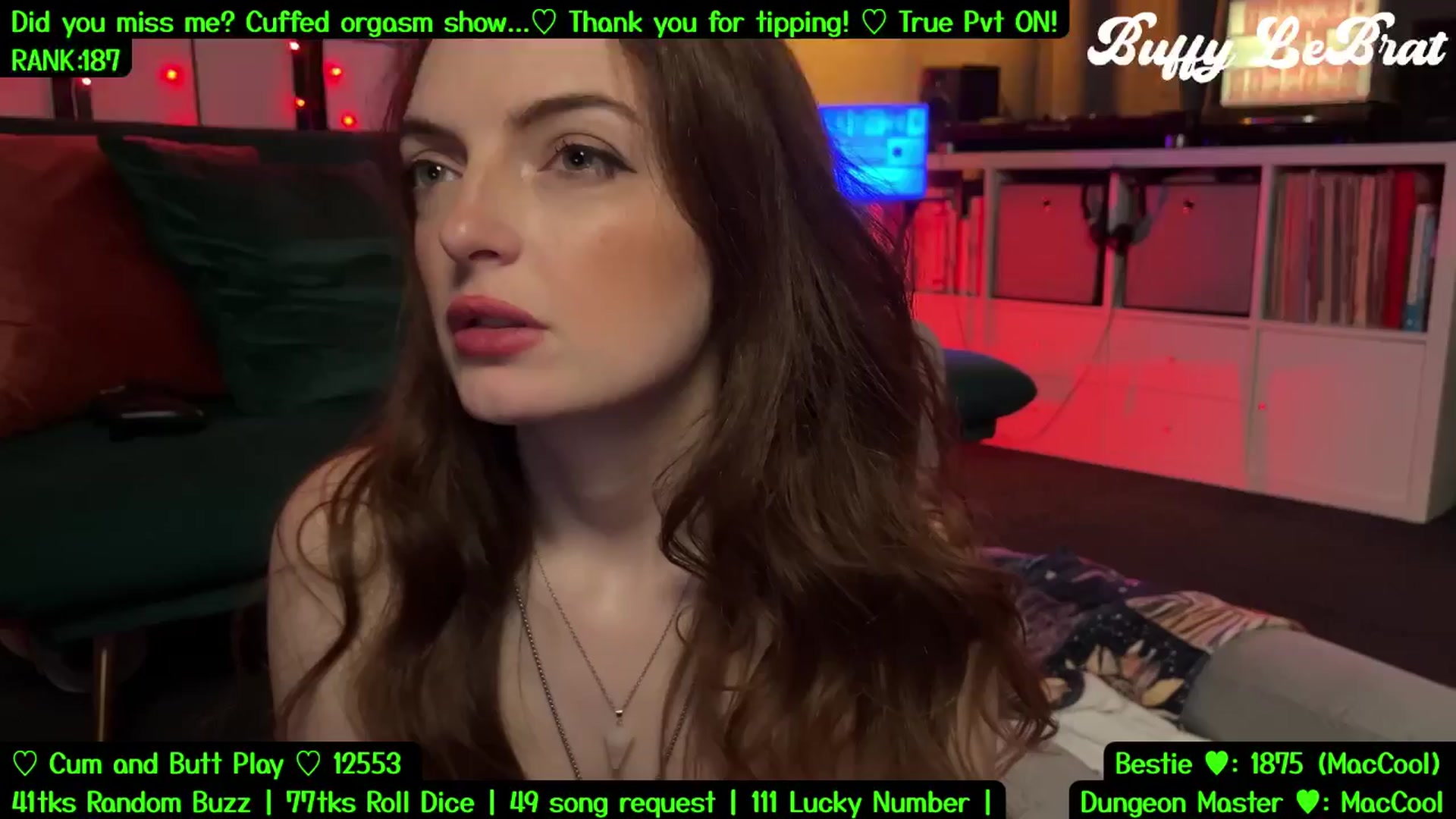 Gallery image thumbnail from BuffyLeBrat's myfreecams stream on, 08/17/2025, 05:49 image 11 of 20