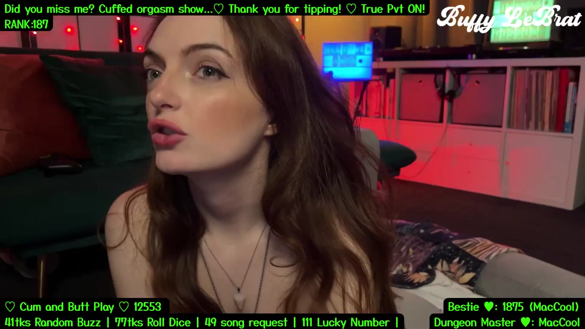 Gallery image thumbnail from BuffyLeBrat's myfreecams stream on, 08/17/2025, 05:49 image 17 of 20