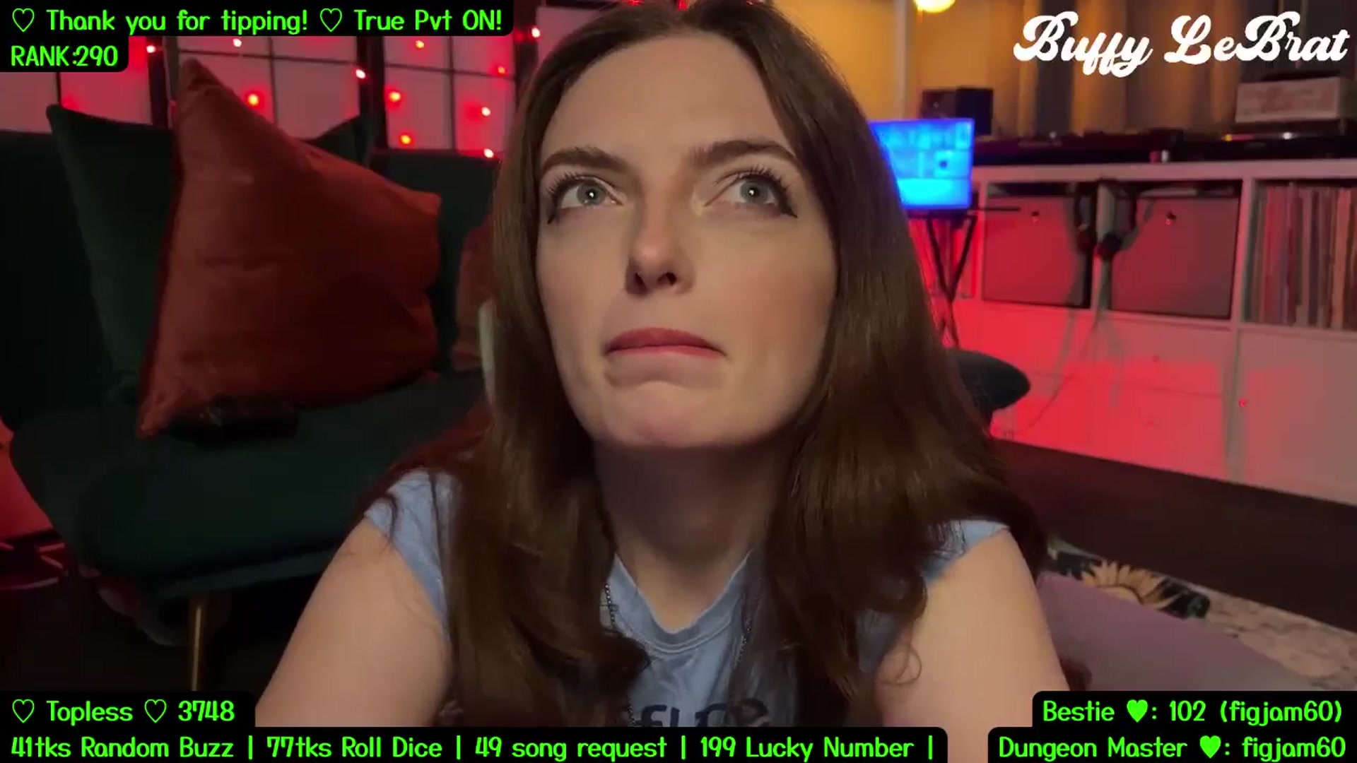 Gallery image thumbnail from BuffyLeBrat's myfreecams stream on, 08/24/2025, 08:52 image 18 of 20