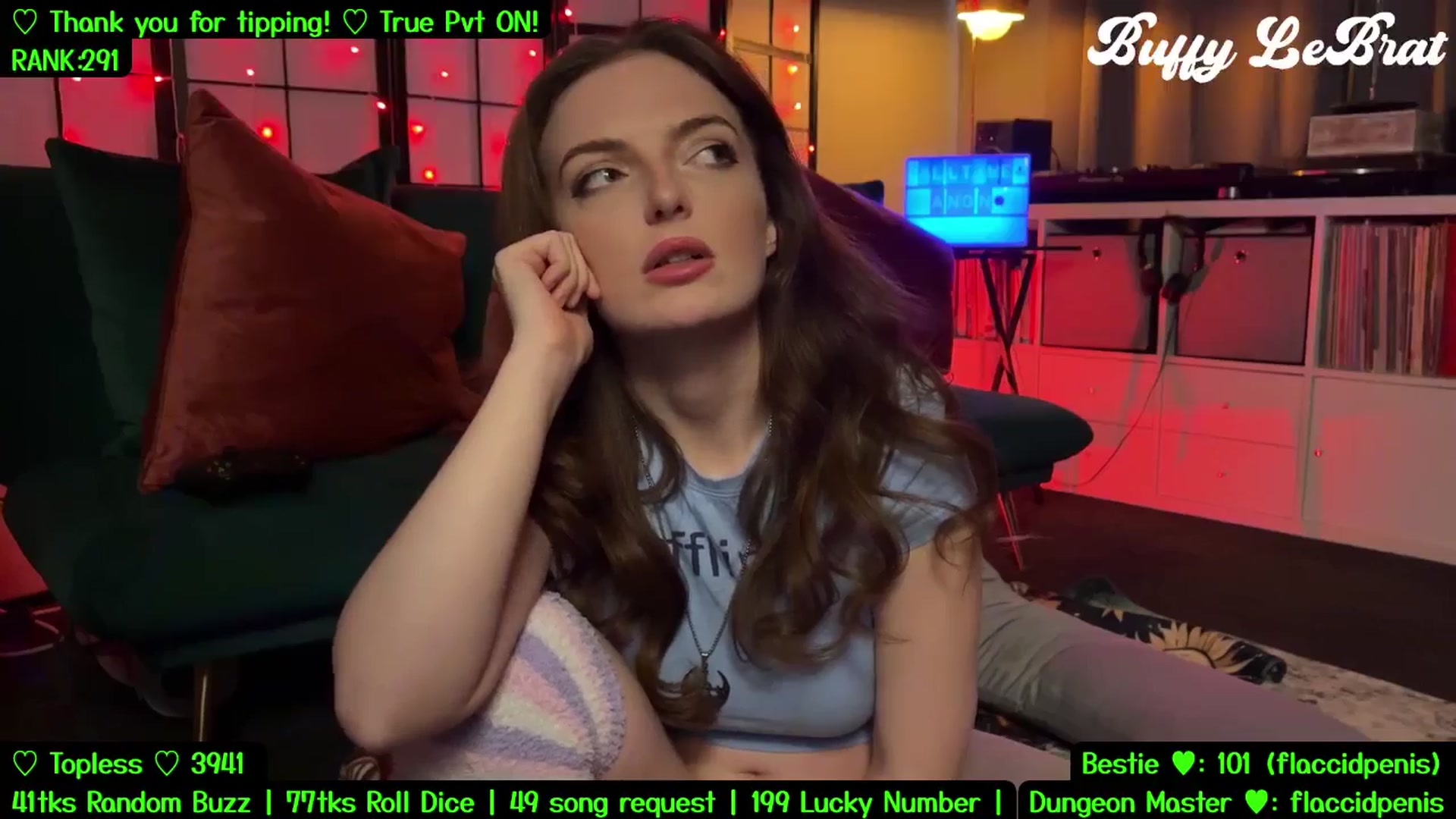 Gallery image thumbnail from BuffyLeBrat's myfreecams stream on, 08/24/2025, 08:52 image 6 of 20