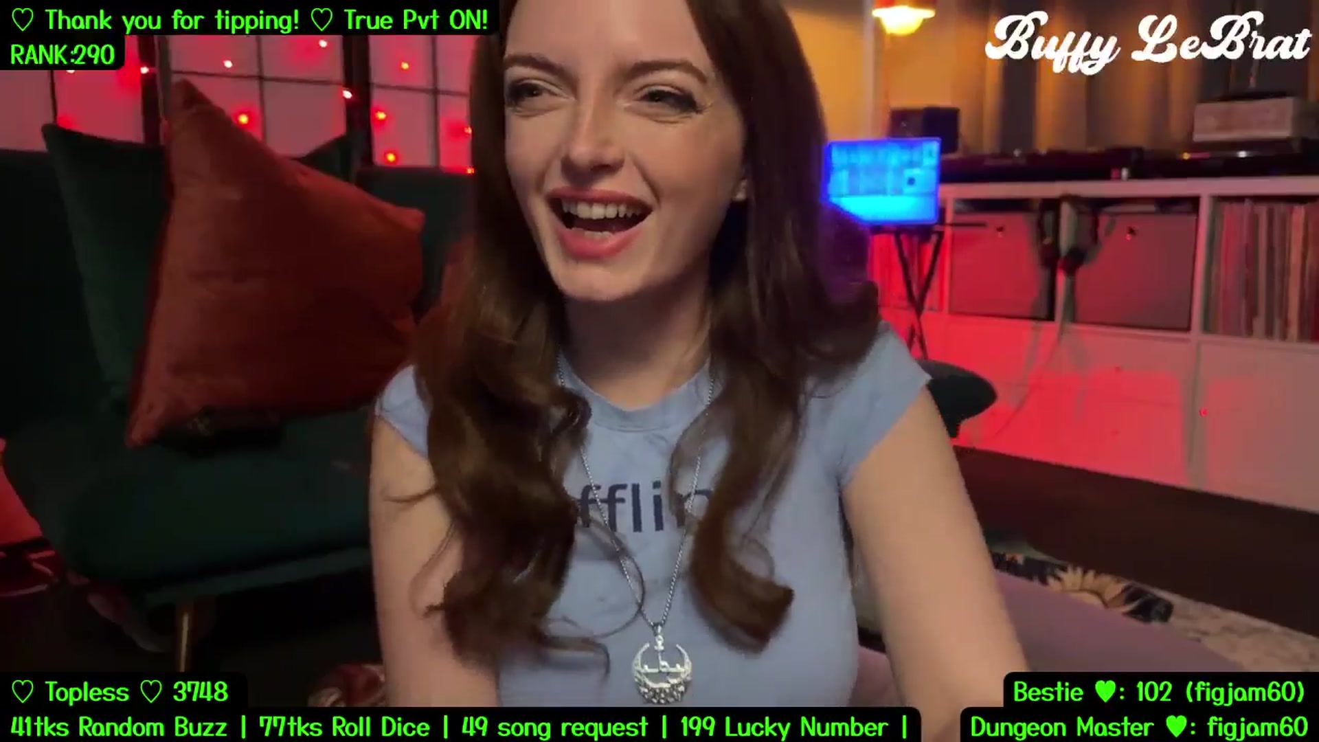 Gallery image thumbnail from BuffyLeBrat's myfreecams stream on, 08/24/2025, 08:52 image 16 of 20