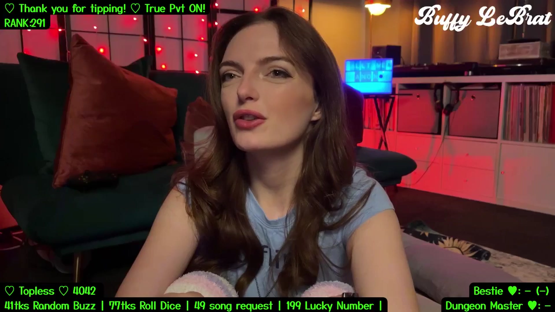 Gallery image thumbnail from BuffyLeBrat's myfreecams stream on, 08/24/2025, 08:52 image 3 of 20