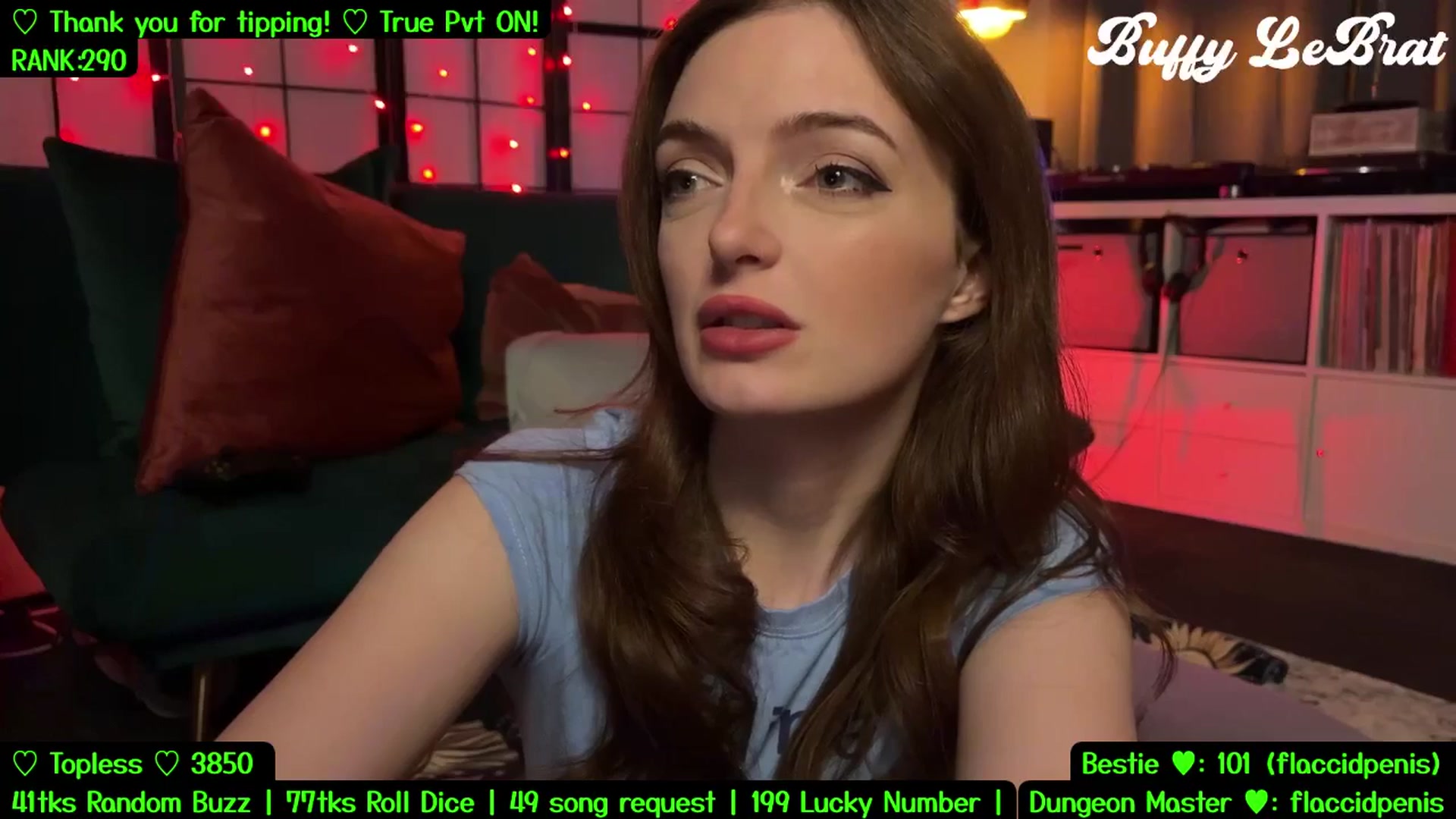 Gallery image thumbnail from BuffyLeBrat's myfreecams stream on, 08/24/2025, 08:52 image 13 of 20
