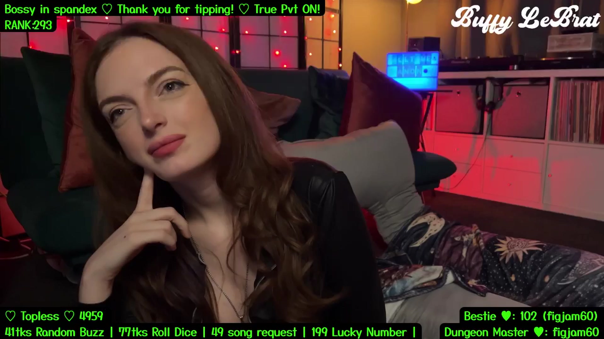 Gallery image thumbnail from BuffyLeBrat's myfreecams stream on, 08/25/2025, 05:37 image 7 of 20