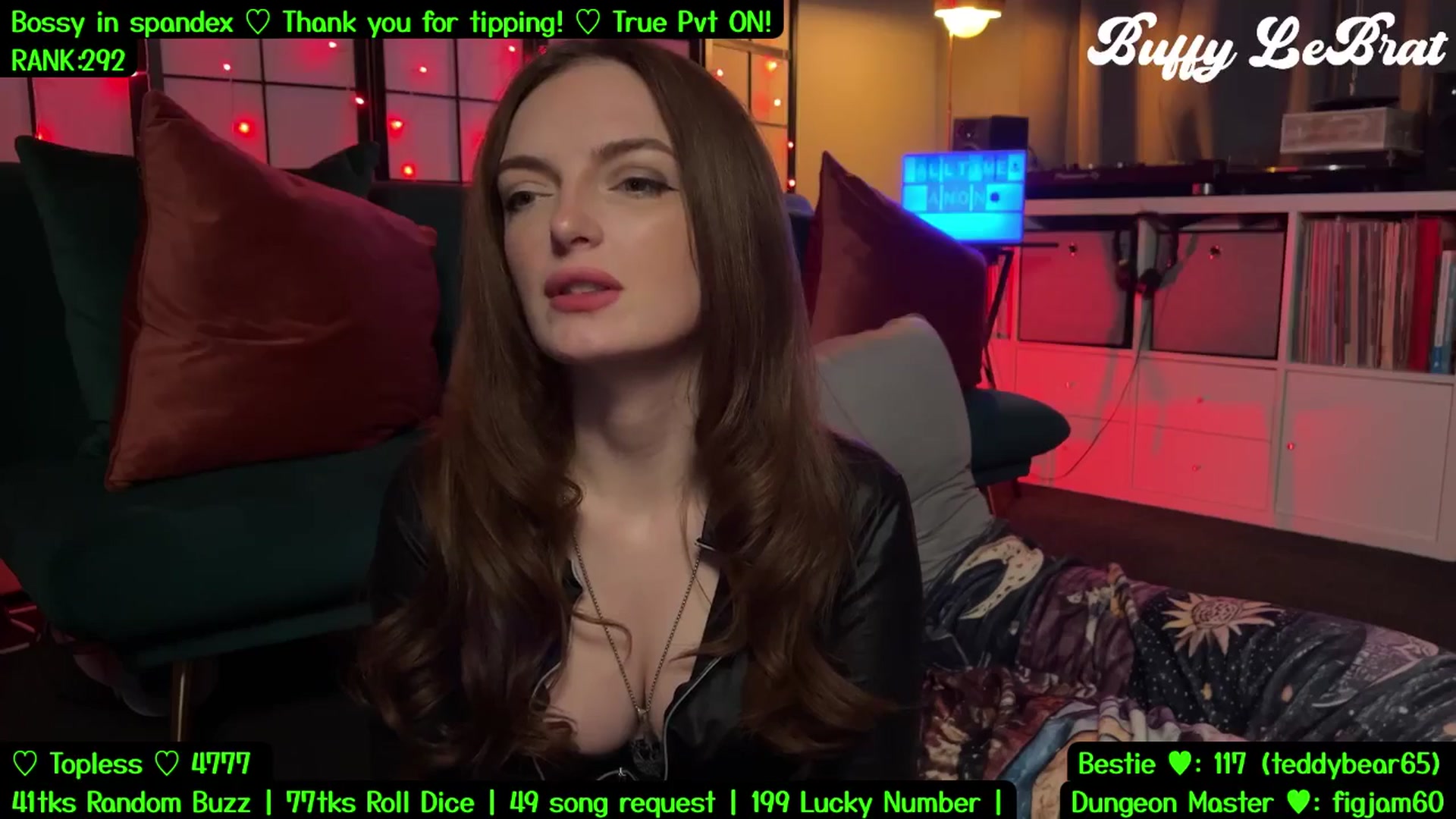 Gallery image thumbnail from BuffyLeBrat's myfreecams stream on, 08/25/2025, 05:37 image 17 of 20