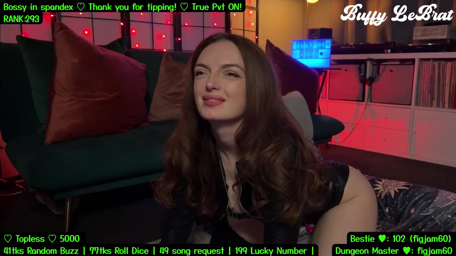 Gallery image thumbnail from BuffyLeBrat's myfreecams stream on, 08/25/2025, 05:37 image 1 of 20