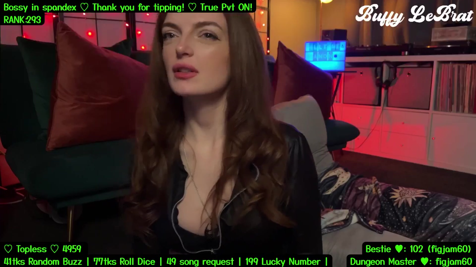 Gallery image thumbnail from BuffyLeBrat's myfreecams stream on, 08/25/2025, 05:37 image 6 of 20