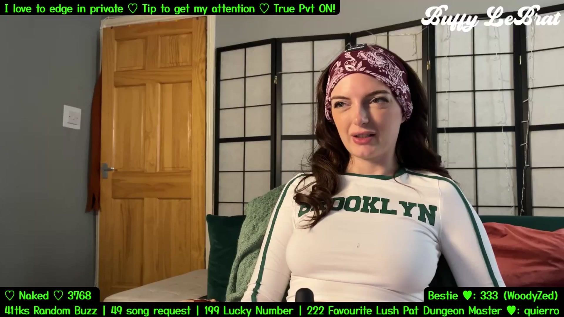 Gallery image thumbnail from BuffyLeBrat's myfreecams stream on, 10/04/2025, 15:45 image 18 of 20