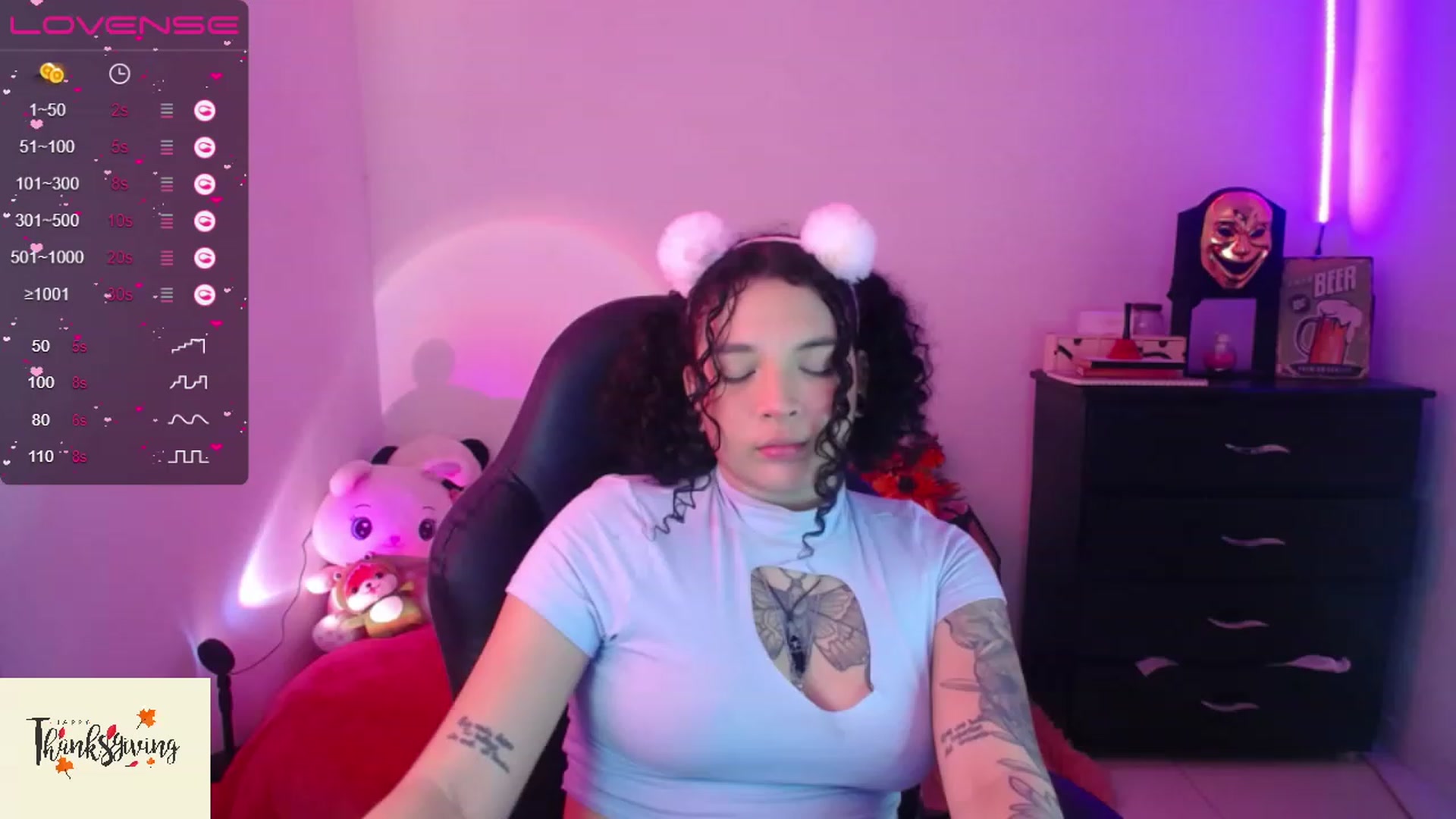 Gallery image thumbnail from BunnyFire's myfreecams stream on, 11/26/2022, 14:19 image 14 of 20