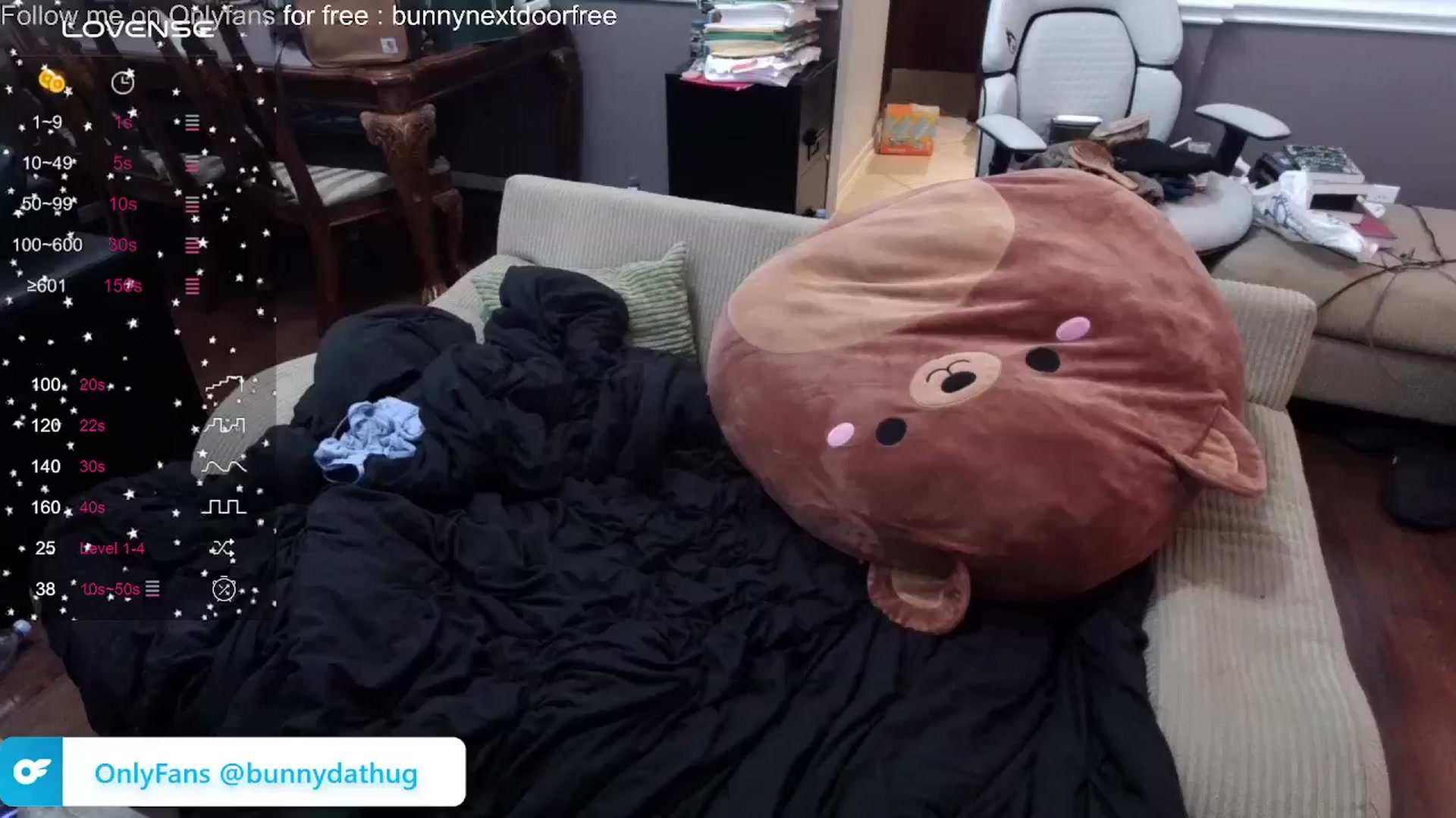 Gallery image thumbnail from Bunnydathug's myfreecams stream on, 03/08/2024, 14:17 image 13 of 20