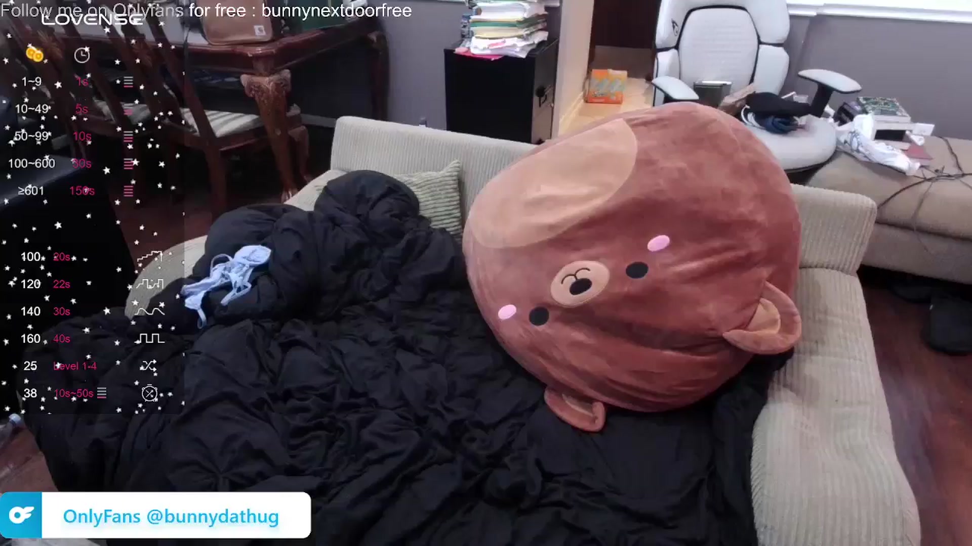 Gallery image thumbnail from Bunnydathug's myfreecams stream on, 03/08/2024, 14:17 image 15 of 20
