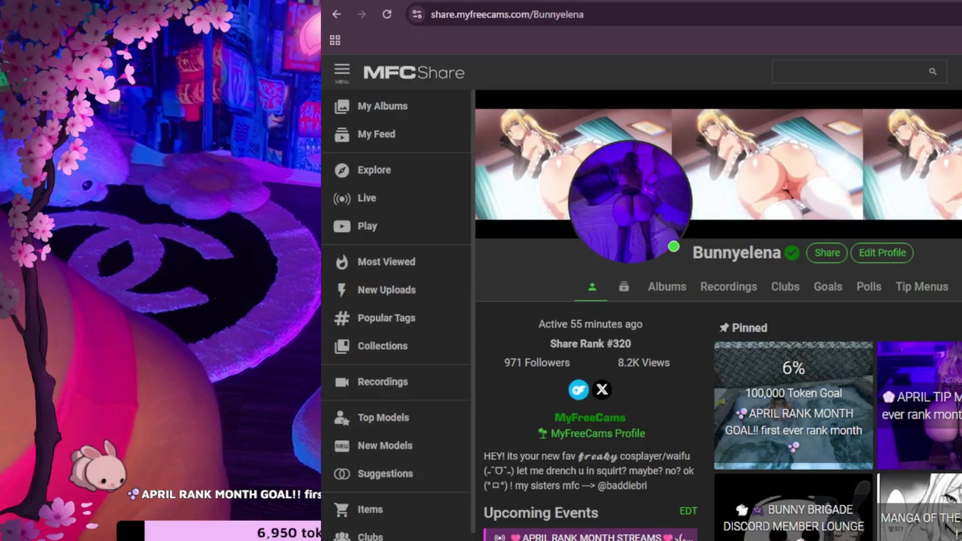 Gallery image thumbnail from Bunnyelena's myfreecams stream on, 04/13/2025, 06:55 image 10 of 20