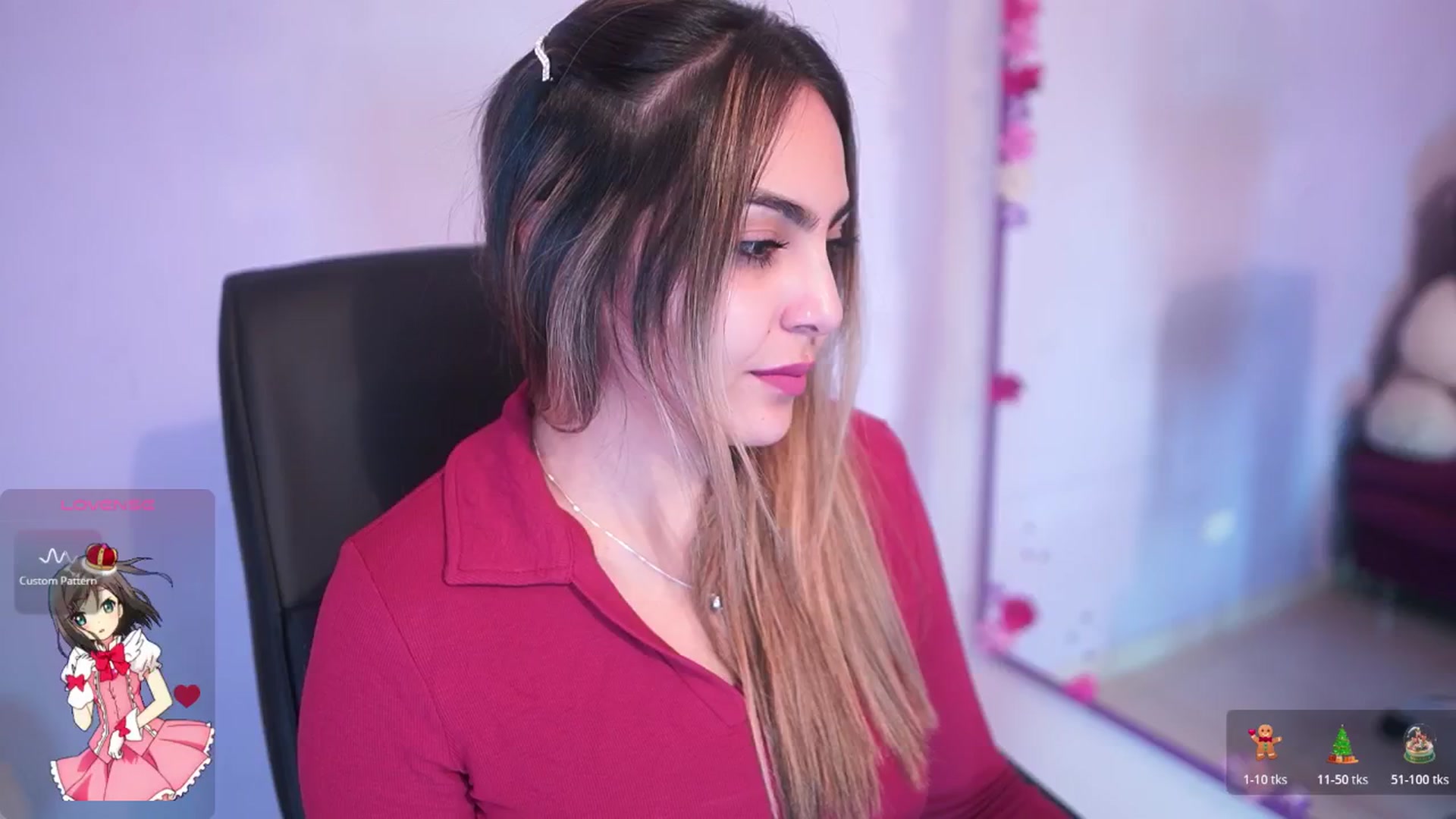 Gallery image thumbnail from CARMENVILLA1's myfreecams stream on, 12/20/2025, 06:42 image 1 of 20