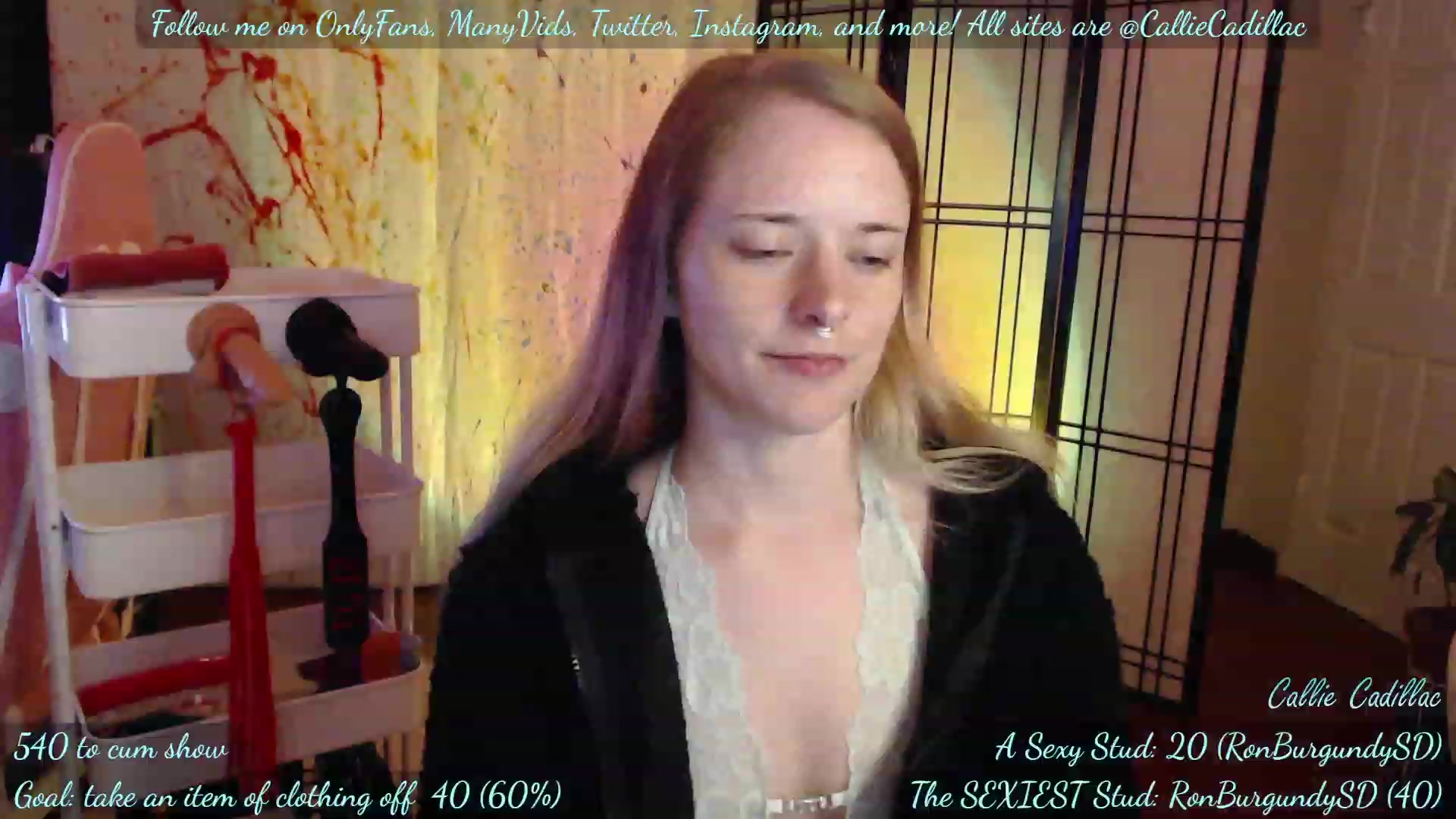 Gallery image thumbnail from CaliCadillac's myfreecams stream on, 05/23/2023, 09:36 image 6 of 20