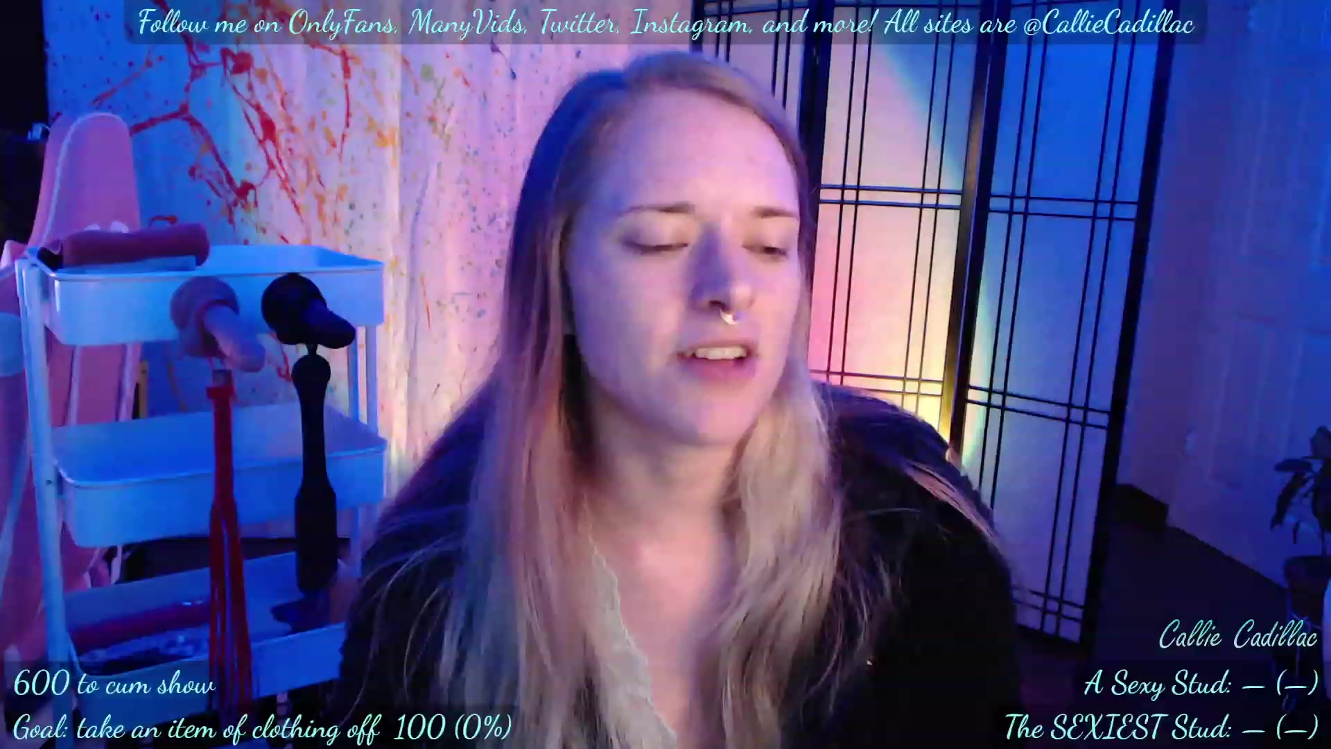Gallery image thumbnail from CaliCadillac's myfreecams stream on, 05/23/2023, 09:36 image 3 of 20