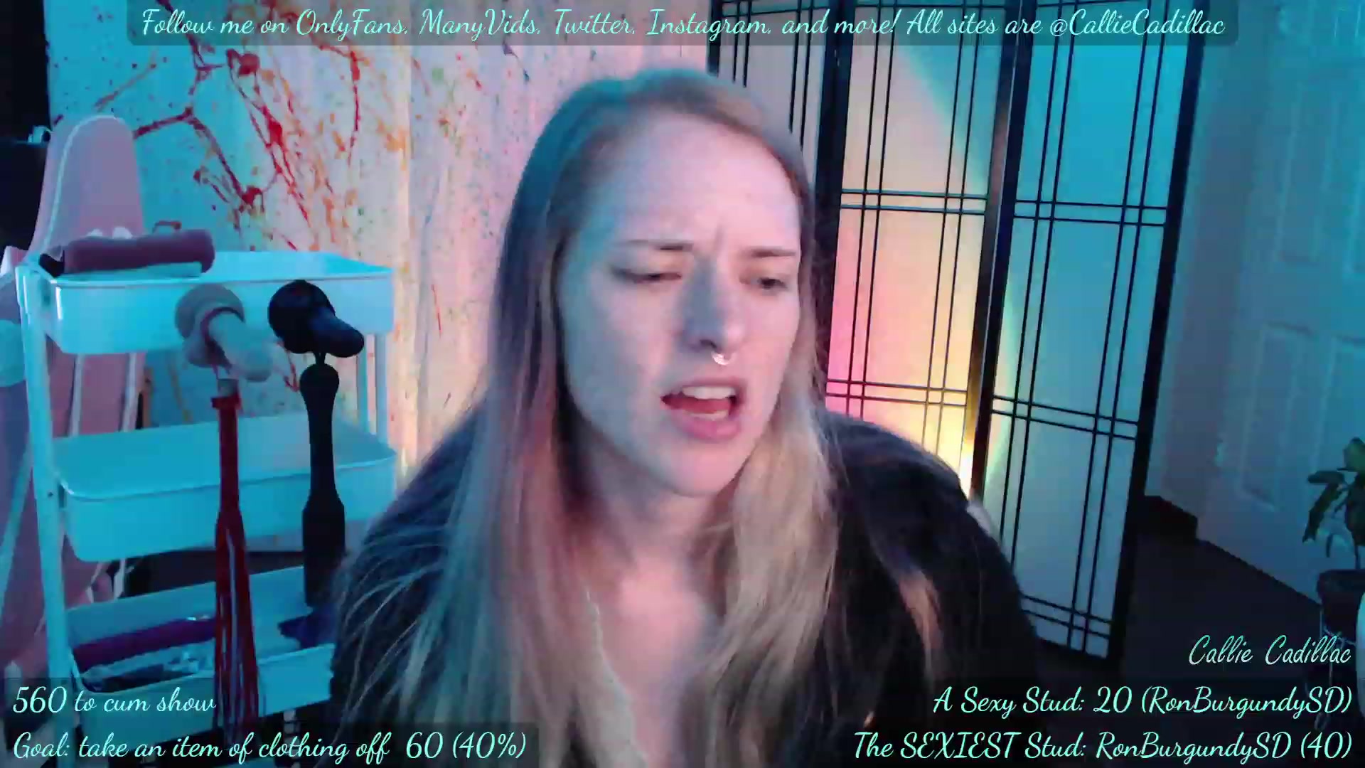 Gallery image thumbnail from CaliCadillac's myfreecams stream on, 05/23/2023, 09:36 image 4 of 20
