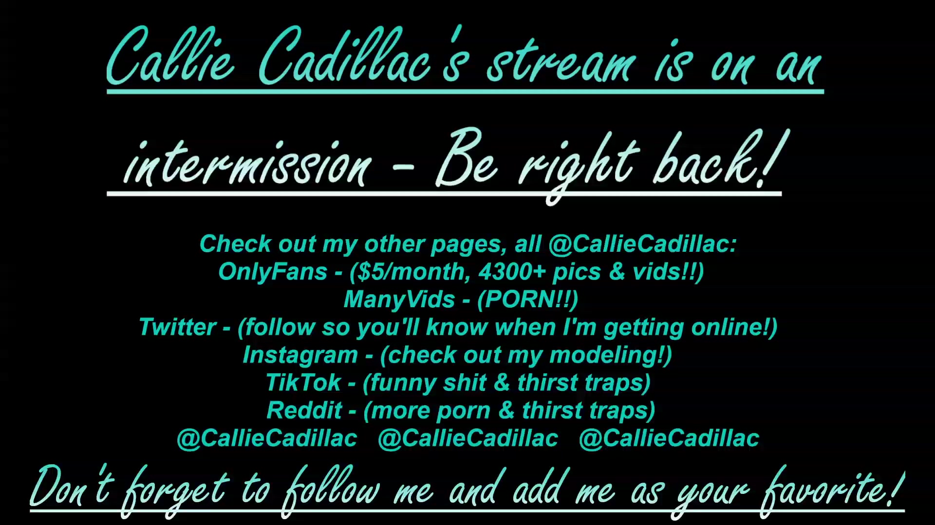 Gallery image thumbnail from CaliCadillac's myfreecams stream on, 05/23/2023, 12:54 image 5 of 20