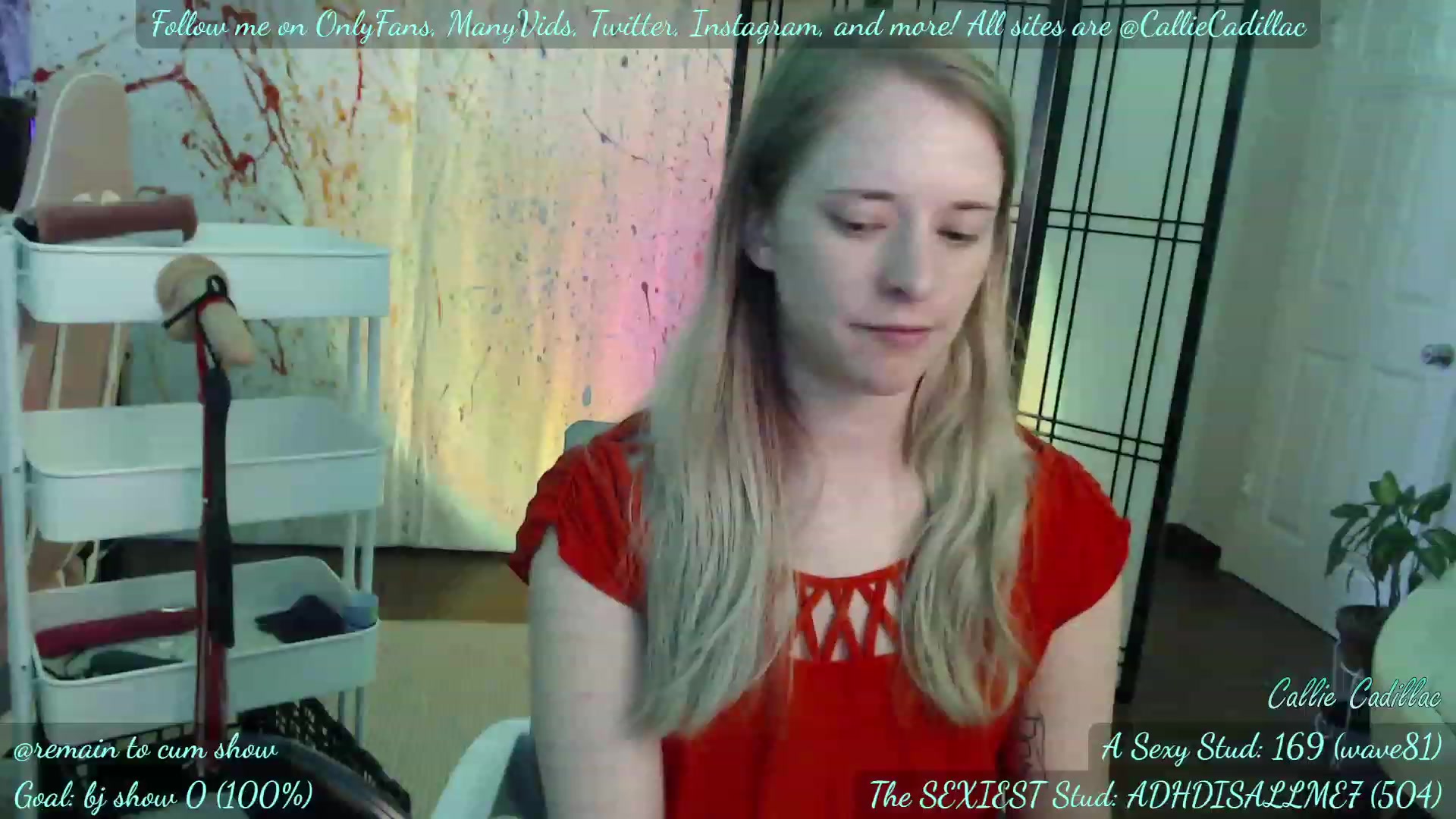 Gallery image thumbnail from CaliCadillac's myfreecams stream on, 05/23/2023, 14:30 image 1 of 20