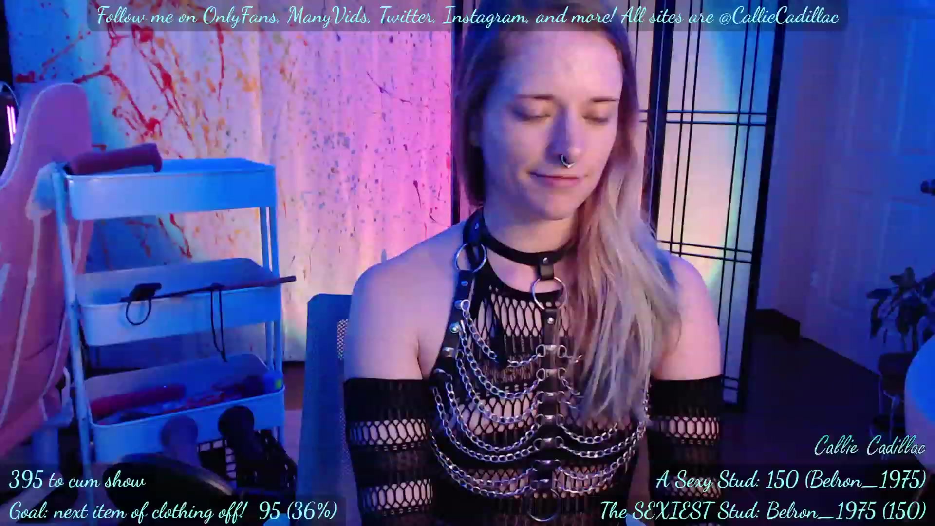 Gallery image thumbnail from CaliCadillac's myfreecams stream on, 05/26/2023, 13:29 image 3 of 20