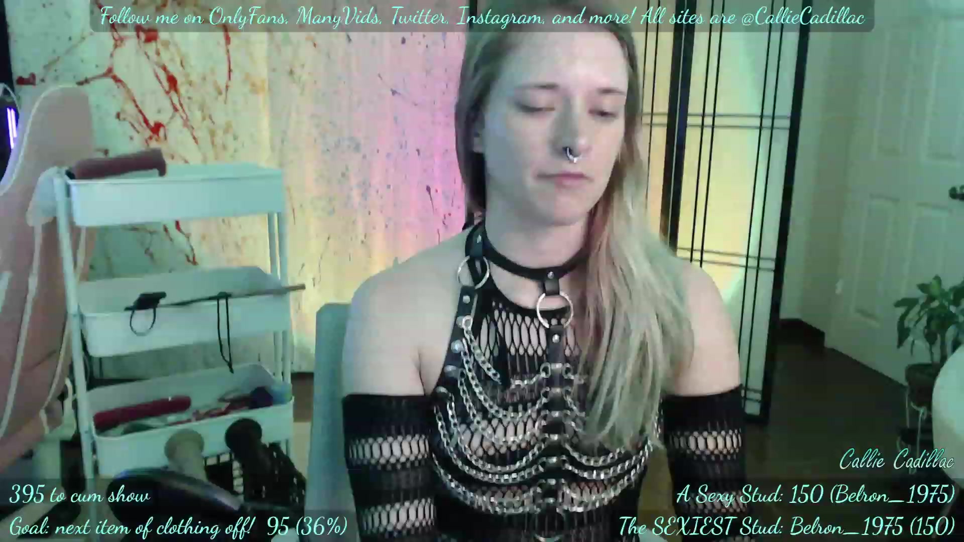Gallery image thumbnail from CaliCadillac's myfreecams stream on, 05/26/2023, 13:29 image 2 of 20