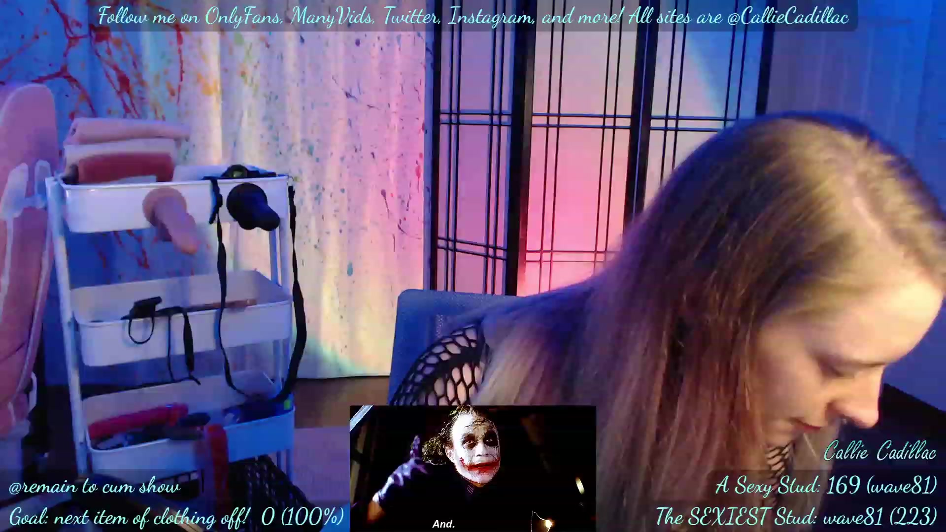 Gallery image thumbnail from CaliCadillac's myfreecams stream on, 06/09/2023, 12:16 image 15 of 20