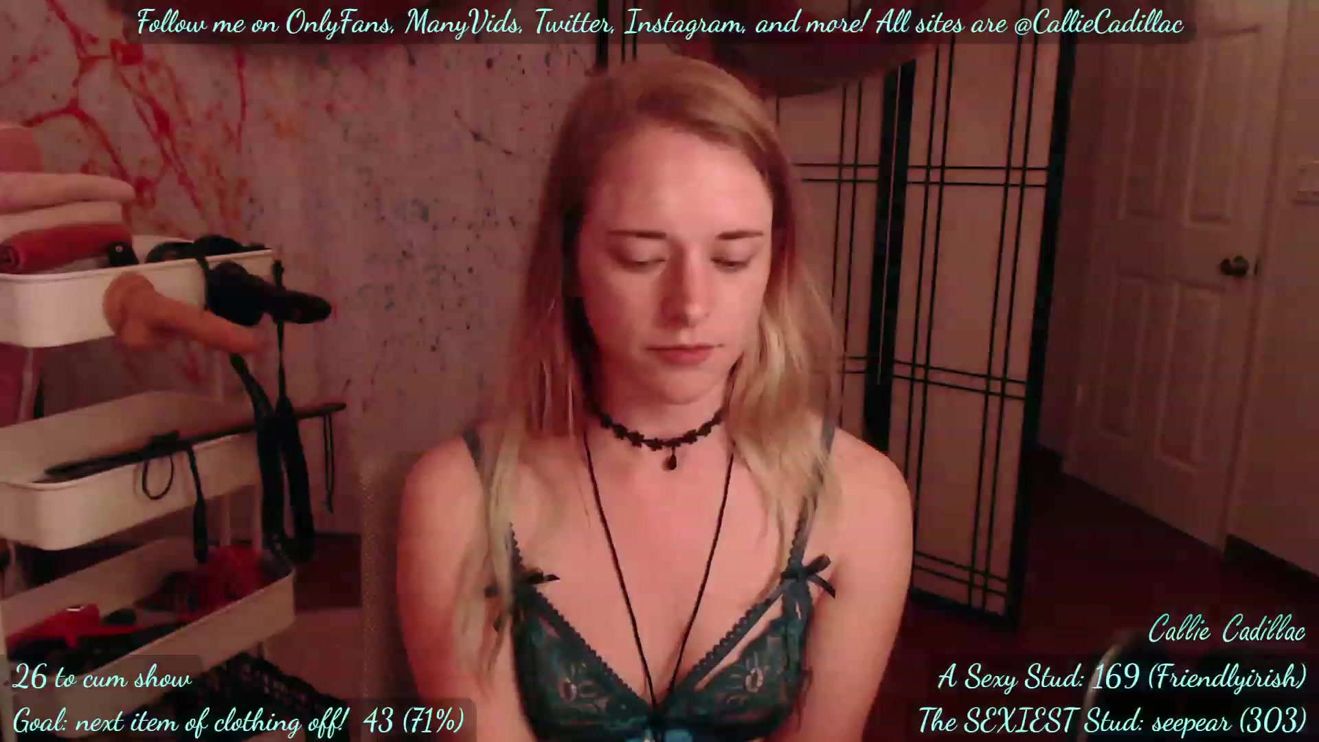 Gallery image thumbnail from CaliCadillac's myfreecams stream on, 06/14/2023, 12:20 image 2 of 20