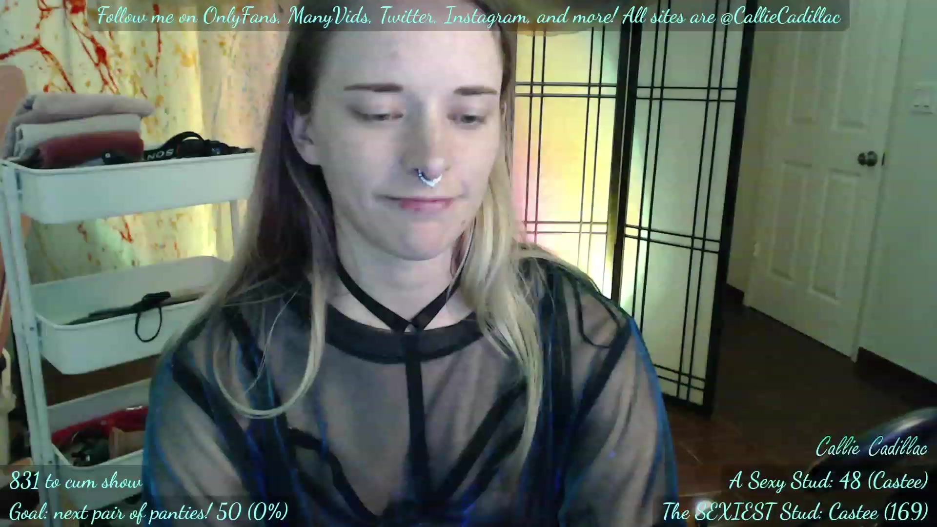 Gallery image thumbnail from CaliCadillac's myfreecams stream on, 06/15/2023, 09:17 image 1 of 20