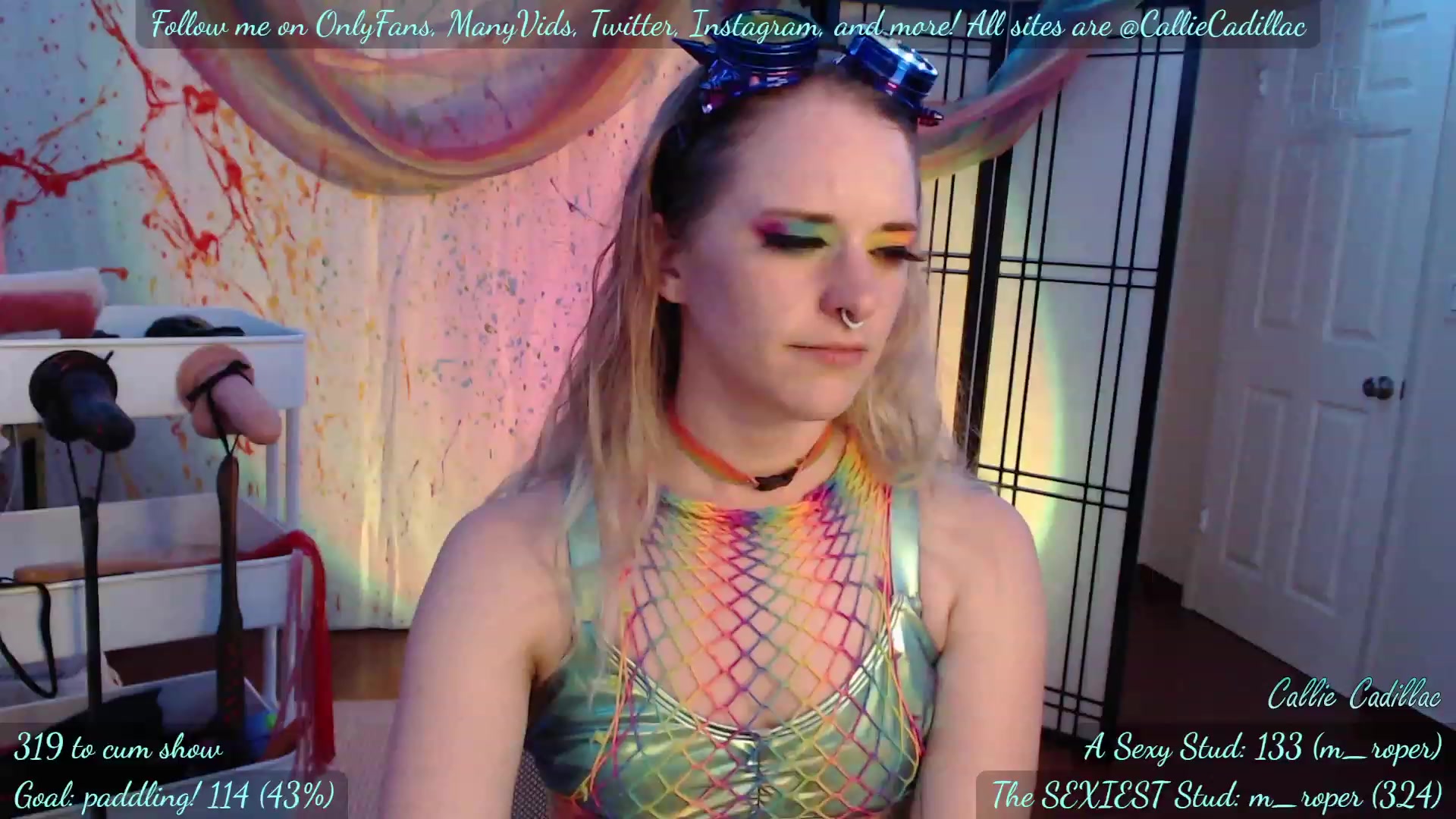 Gallery image thumbnail from CaliCadillac's myfreecams stream on, 07/01/2023, 09:55 image 16 of 20