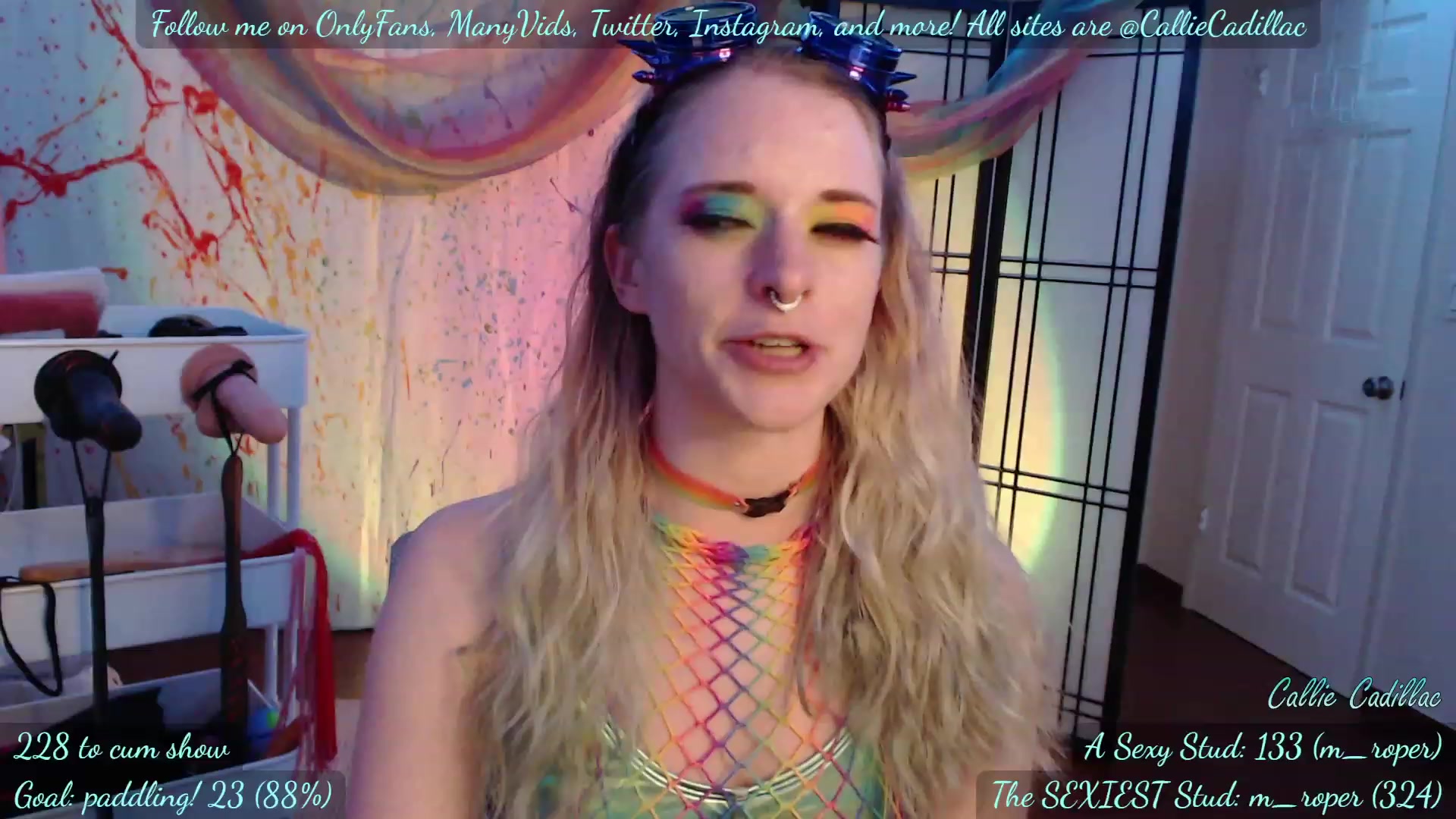 Gallery image thumbnail from CaliCadillac's myfreecams stream on, 07/01/2023, 09:55 image 19 of 20