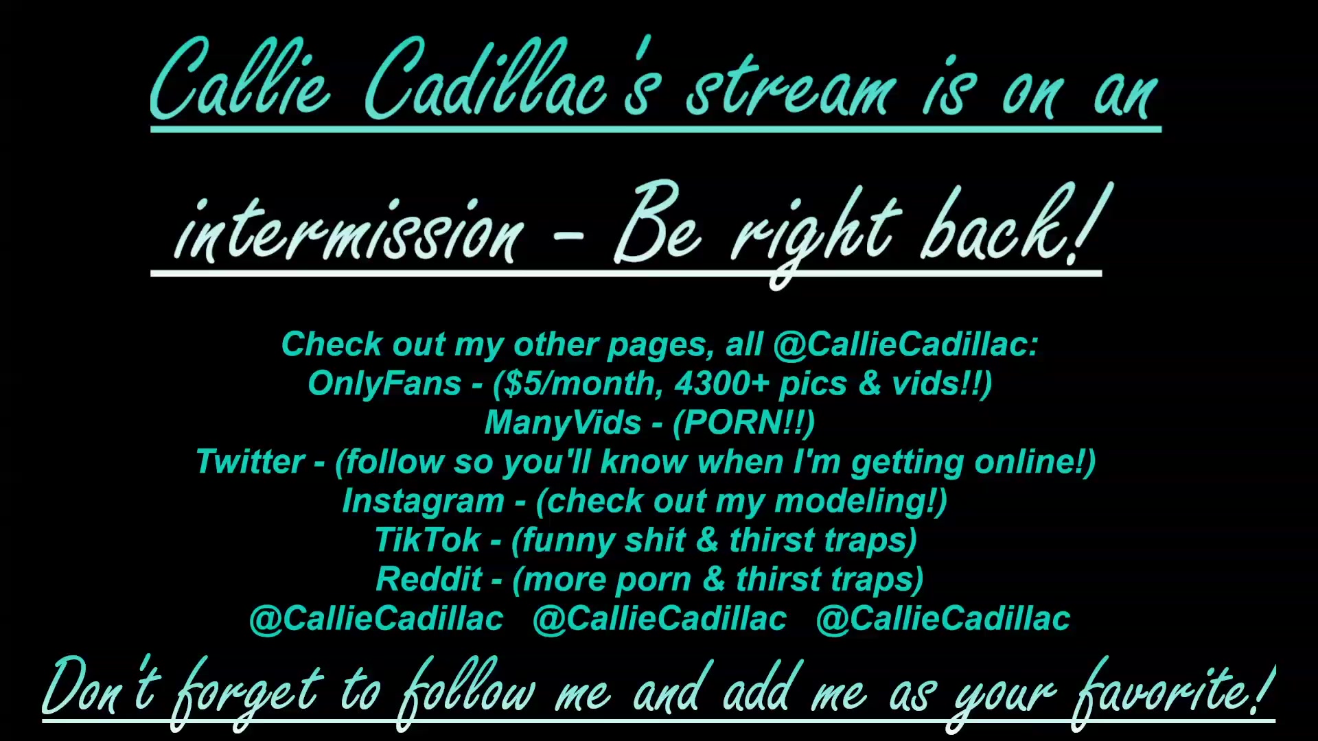 Gallery image thumbnail from CaliCadillac's myfreecams stream on, 07/19/2023, 12:50 image 6 of 20