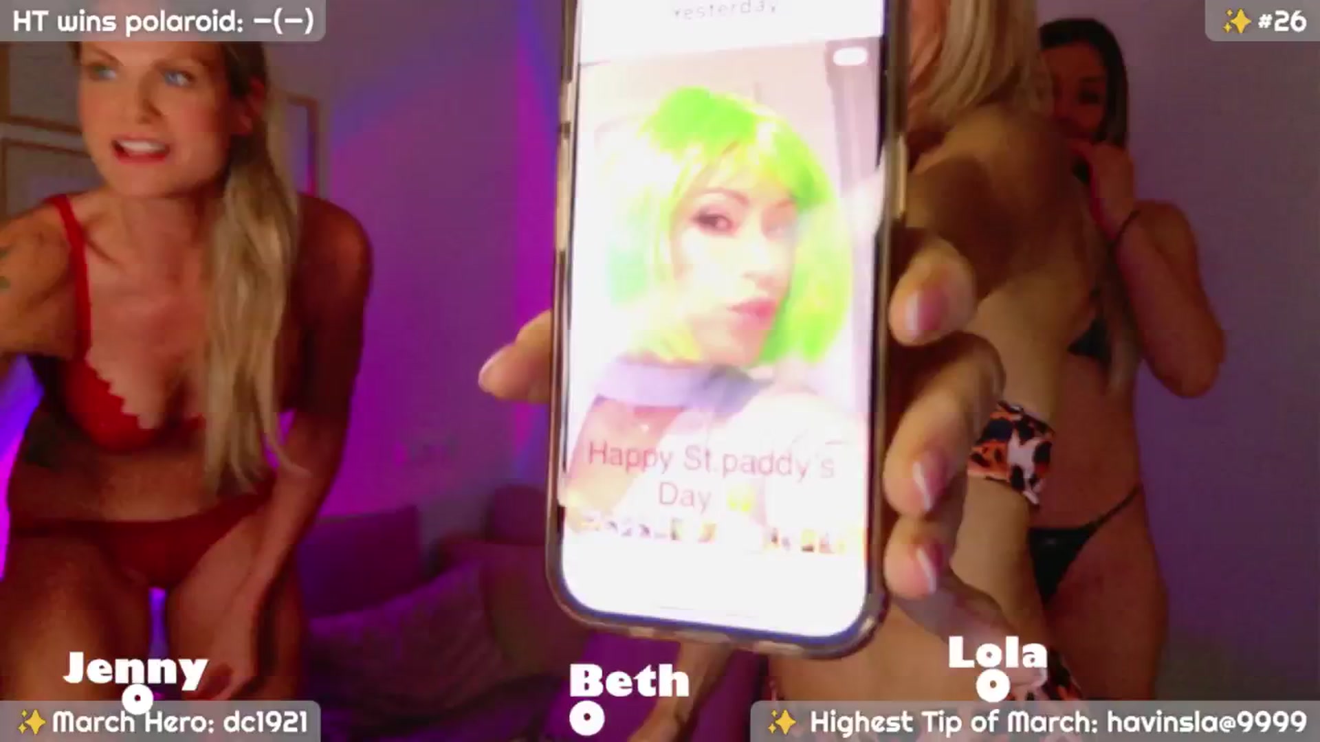 Gallery image thumbnail from CallUsBB's myfreecams stream on, 03/18/2025, 21:26 image 1 of 20