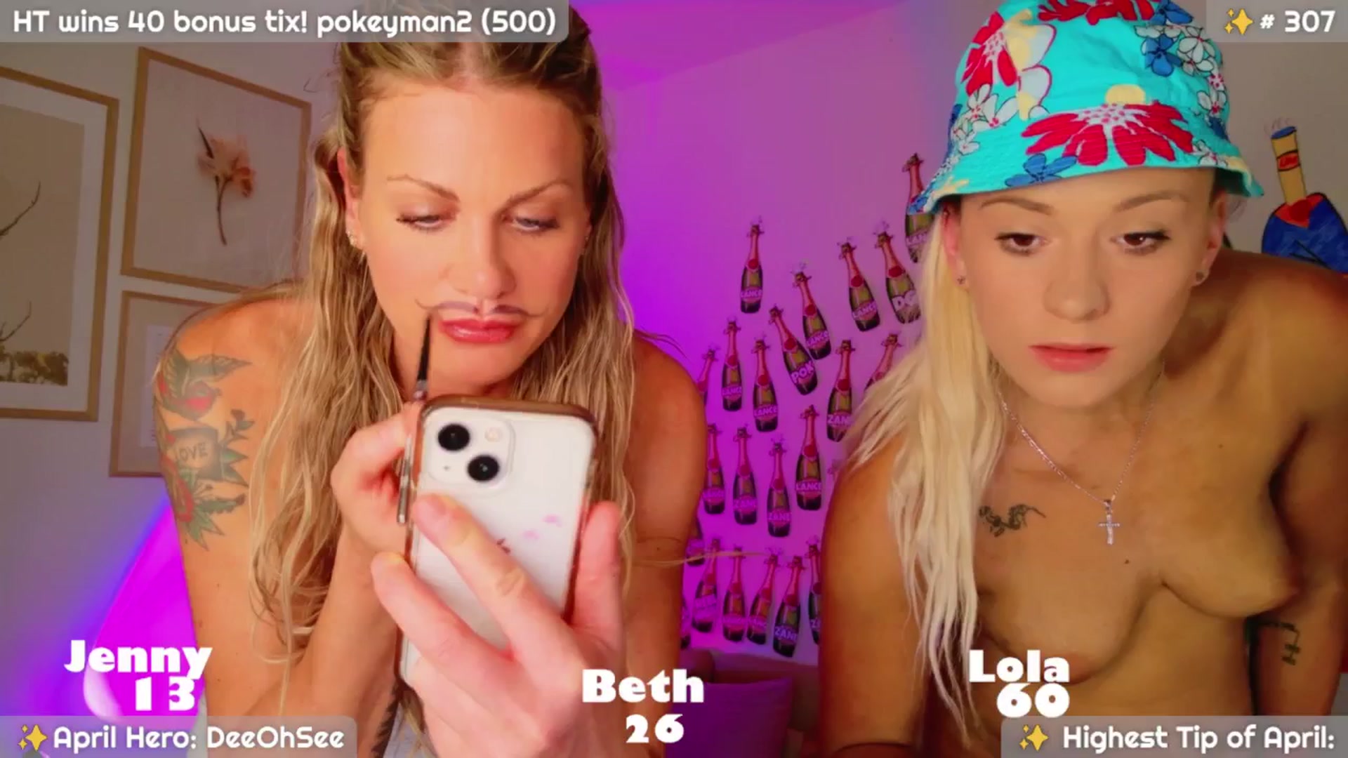 Gallery image thumbnail from CallUsBB's myfreecams stream on, 04/01/2025, 21:19 image 5 of 20