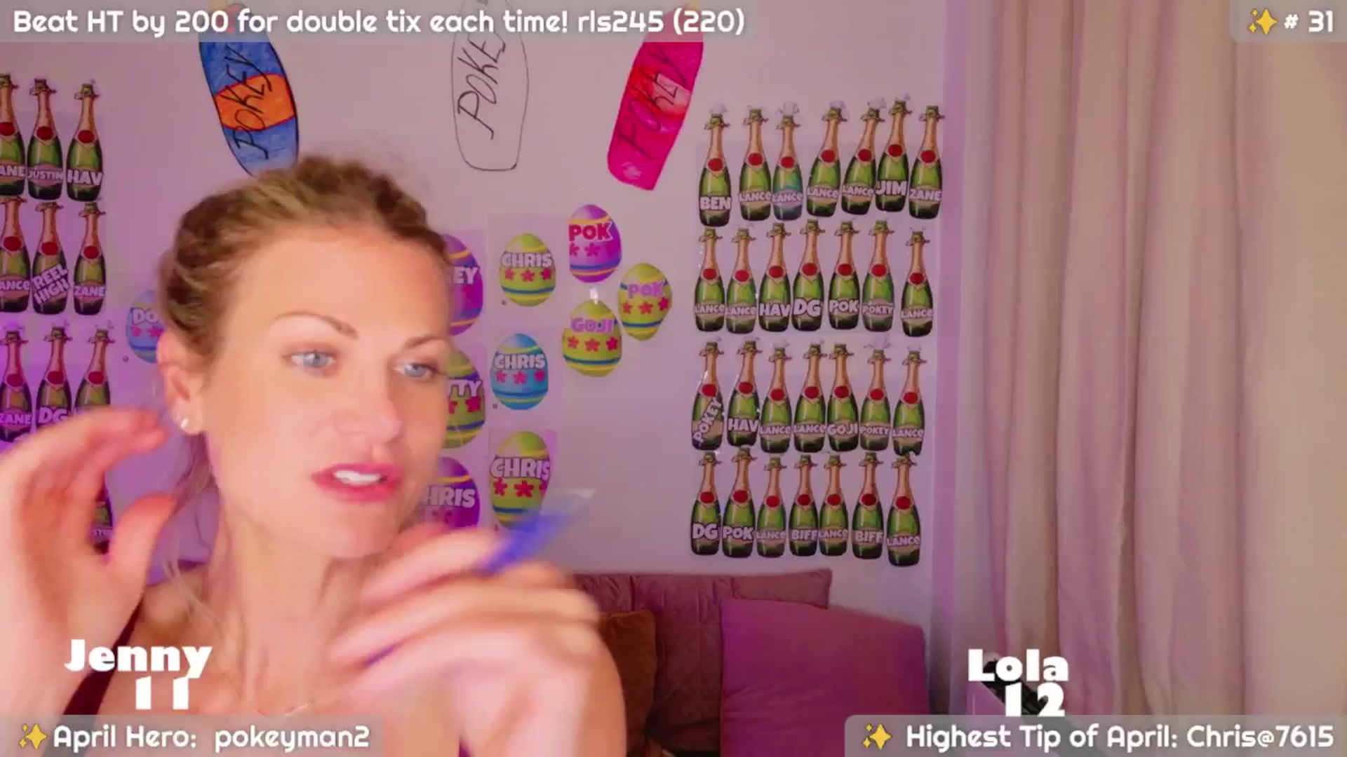 Gallery image thumbnail from CallUsBB's myfreecams stream on, 04/18/2025, 24:05 image 3 of 20