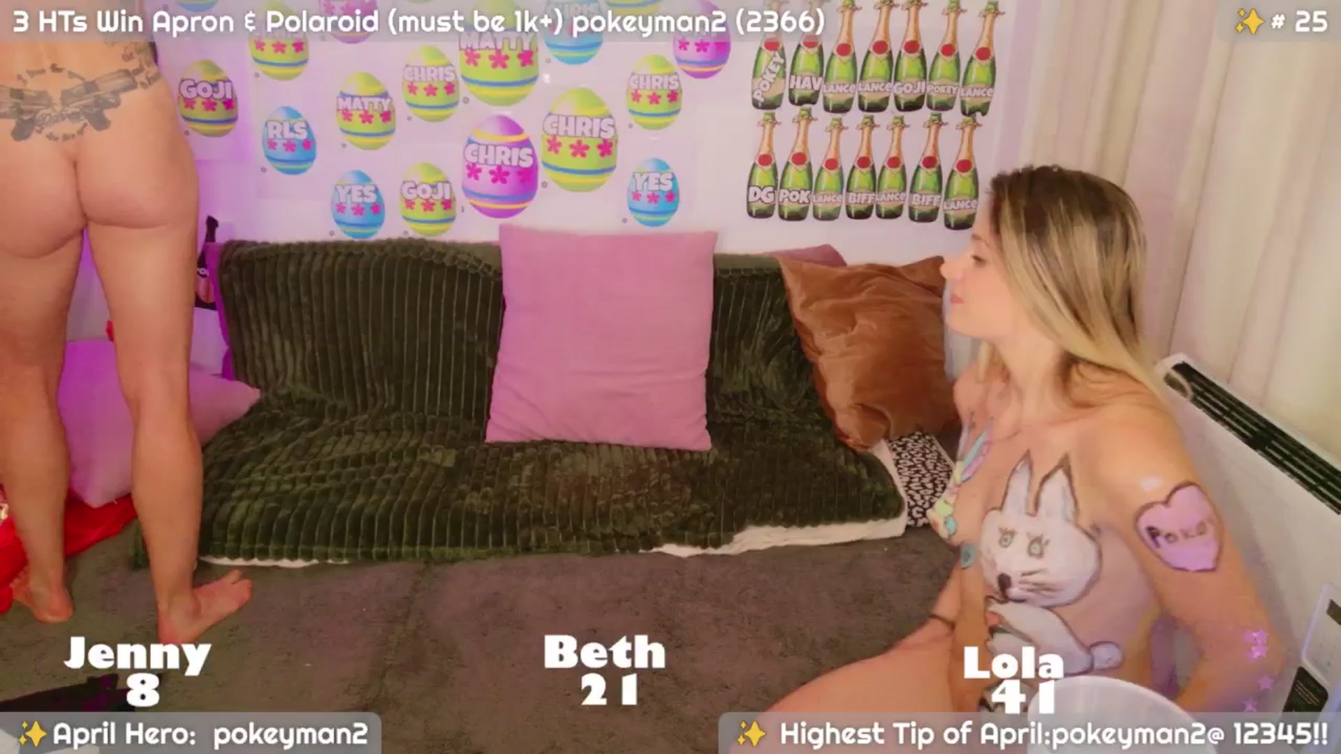 Gallery image thumbnail from CallUsBB's myfreecams stream on, 04/21/2025, 24:04 image 15 of 20